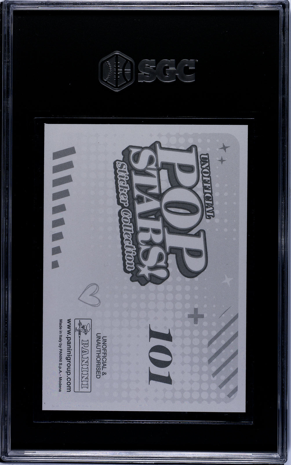 2025 Panini Pop Stars #101 Billie Eilish (UK) SGC 10 Pop 1 (Music)