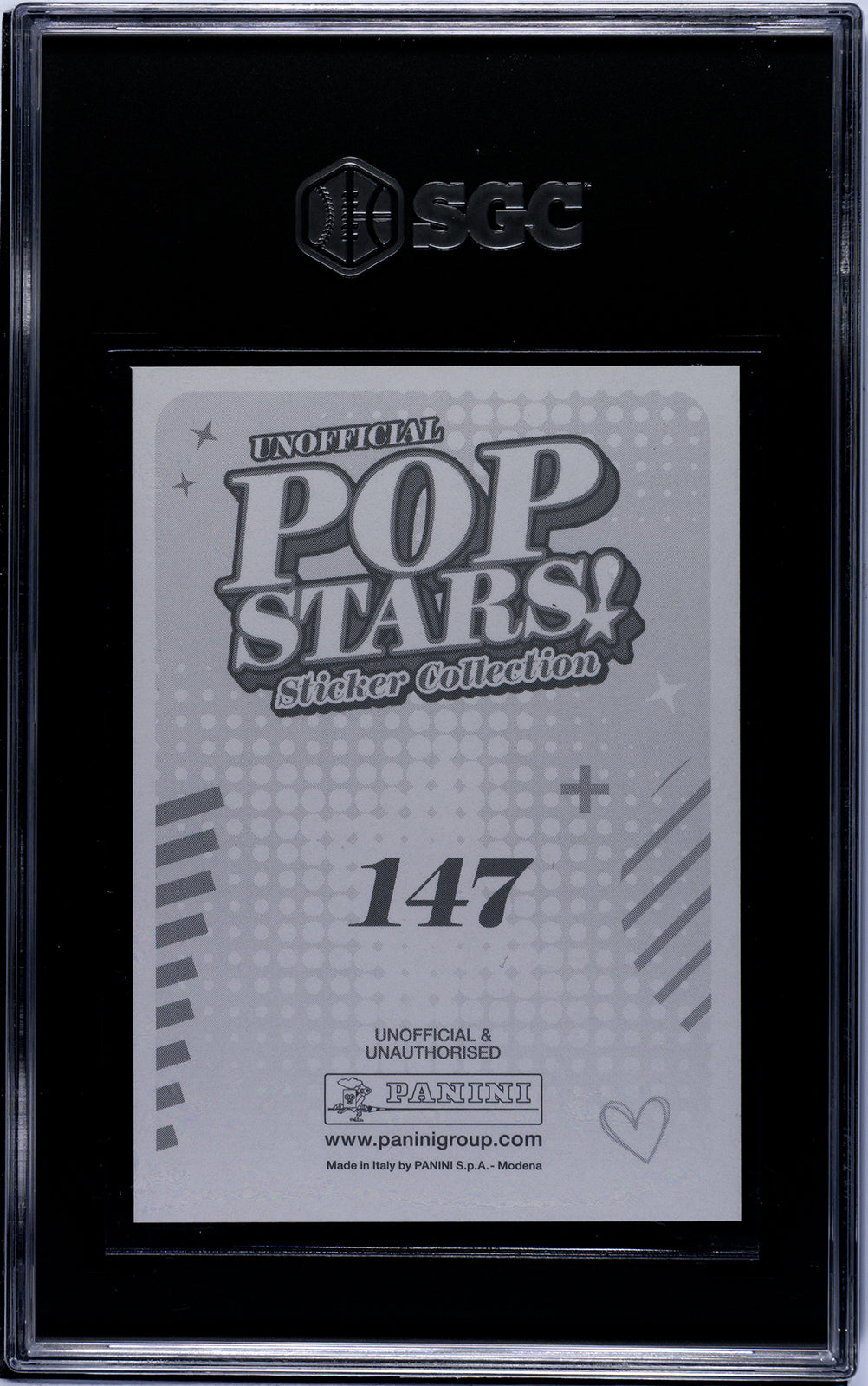 2025 Panini Pop Stars #147 Dua Lipa (UK) SGC 9.5 Pop 1 (Music)