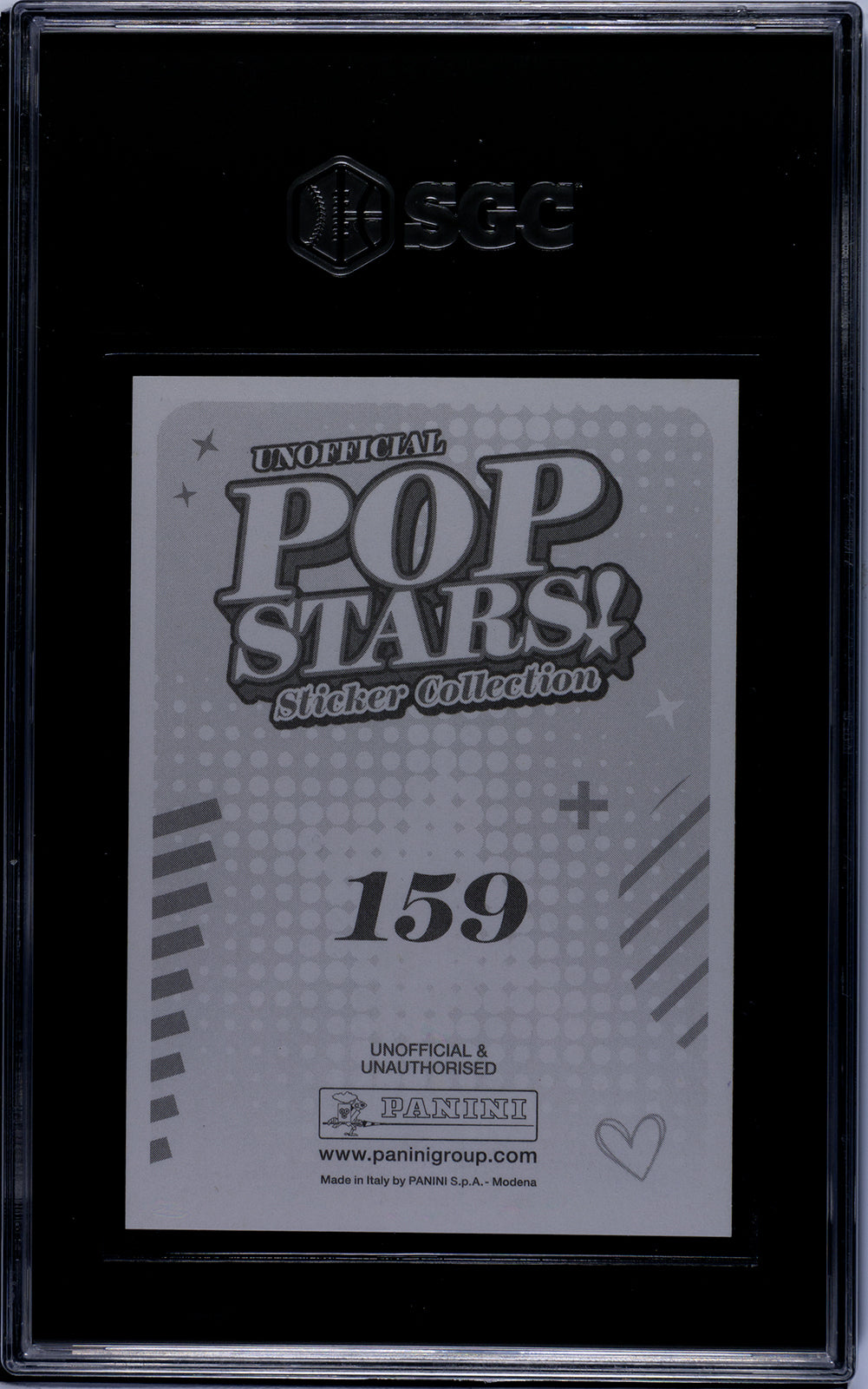 2025 Panini Pop Stars #159 Lana Del Rey (UK) SGC 10 Pop 1 (Music)