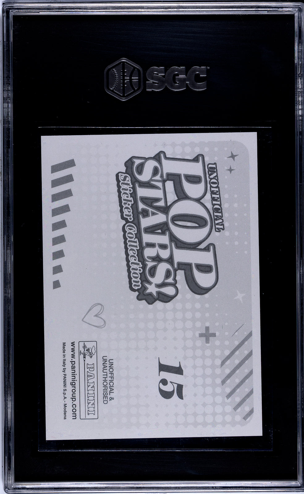 2025 Panini Pop Stars #15 Gracie Abrams (UK) SGC 10 Pop 1 (Music)