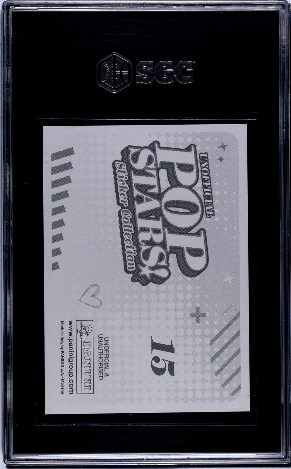 2025 Panini Pop Stars #15 Gracie Abrams (UK) SGC 9.5 Pop 1 (Music)
