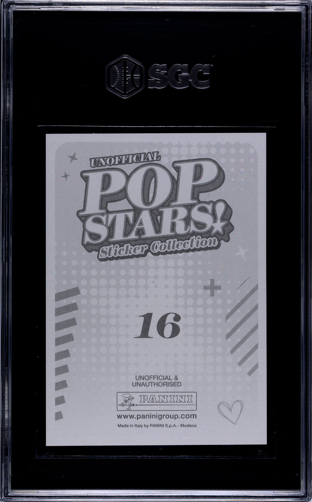 2025 Panini Pop Stars #16 Chappel Roan (UK) SGC 10 Pop 1 (Music)
