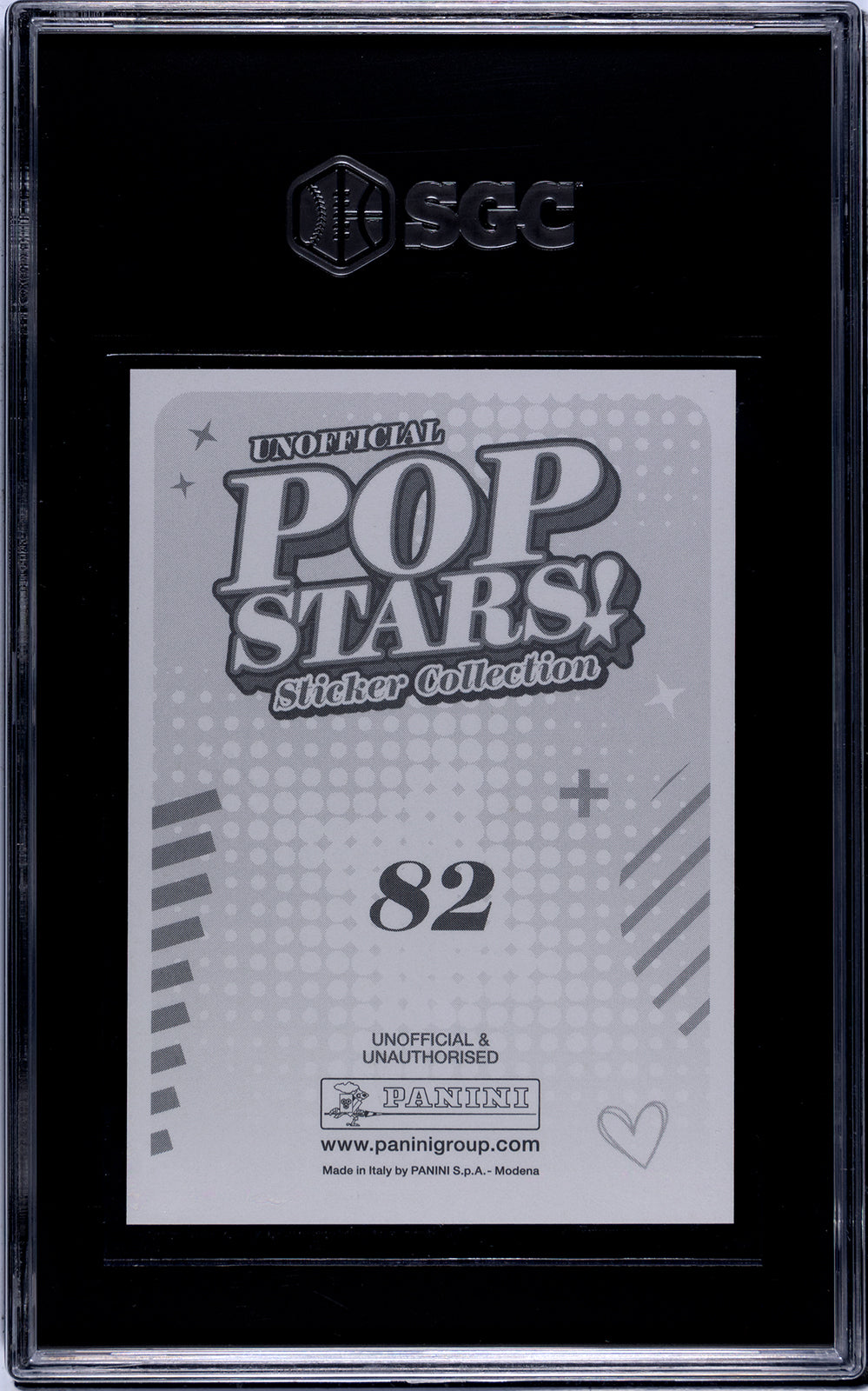 2025 Panini Pop Stars #82 Sabrina Carpenter (UK) SGC 7 Pop 2 (Music)