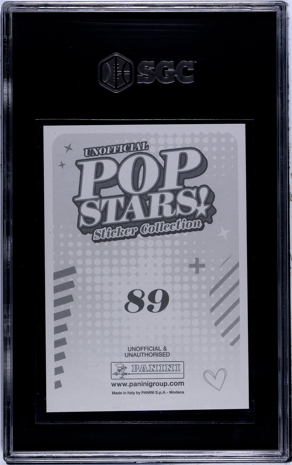2025 Panini Pop Stars #89 Sabrina Carpenter (UK) SGC 10 Pop 1 (Music)