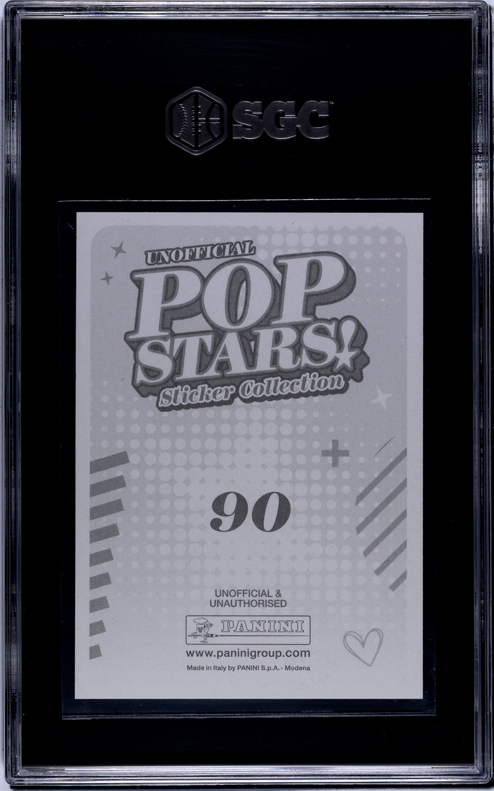 2025 Panini Pop Stars #90 Sabrina Carpenter (UK) SGC 10 Pop 1 (Music)