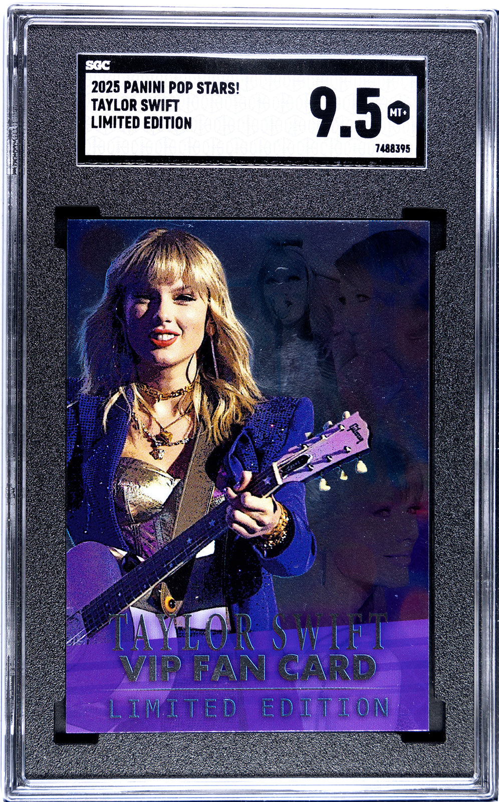 2025 Panini Pop Stars Taylor Swift Limited Edition VIP (UK) SGC 9.5 Pop 1 (Music)