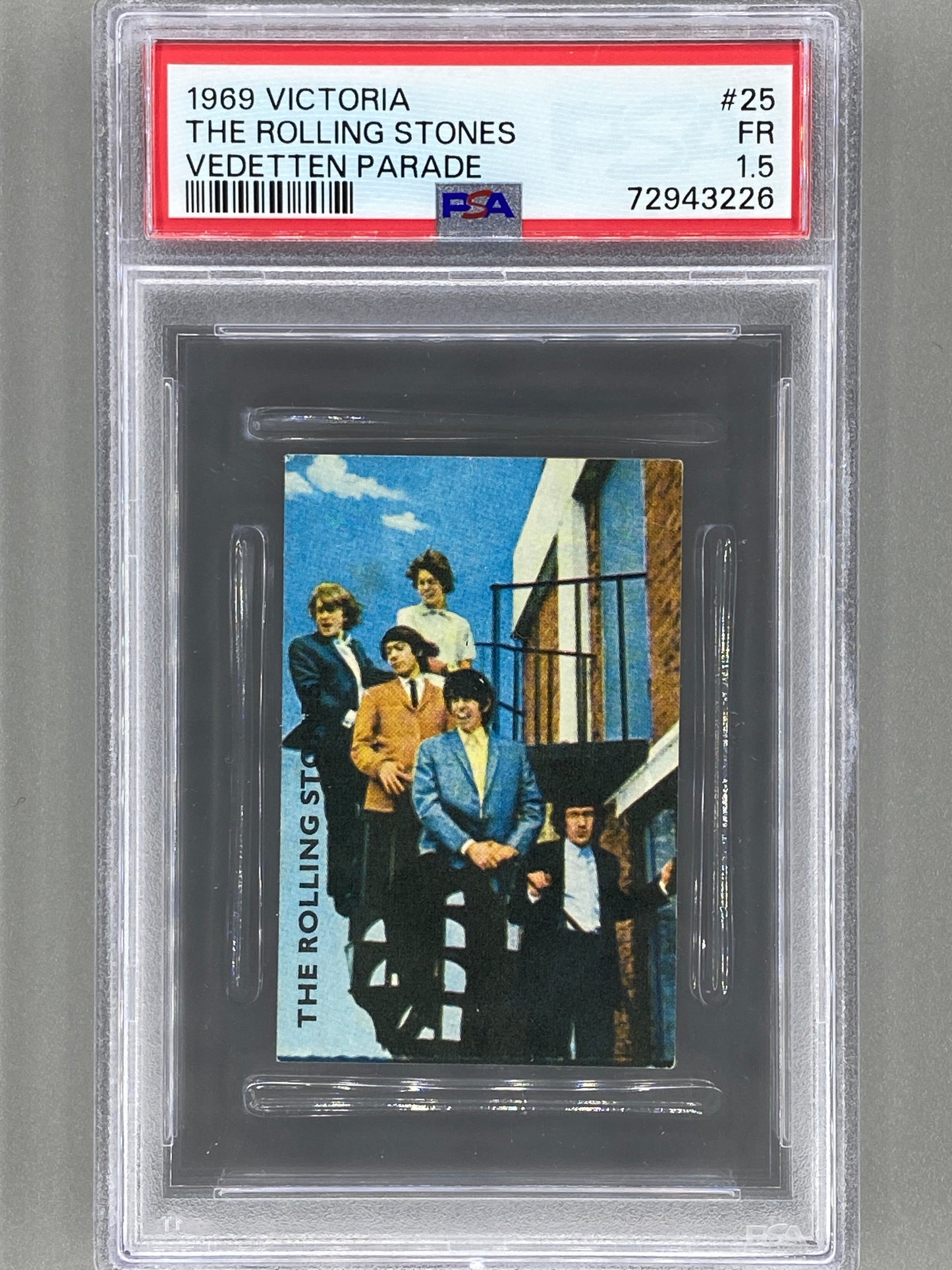1969 Victoria #25 The Rolling Stones Vedetten Parade PSA 1.5 - Pop 1 - 7 Higher (Music) READ