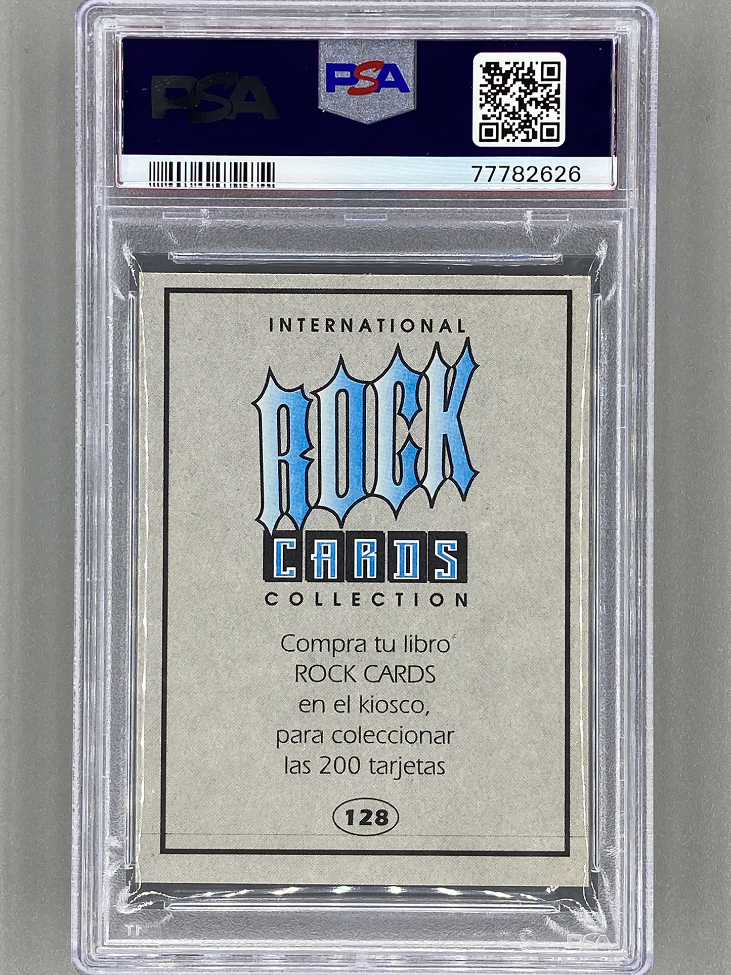 1994 Ultra Figus #128 Bret Michaels Intl Rock Cards Poison PSA 6 - Pop 1 (Music)