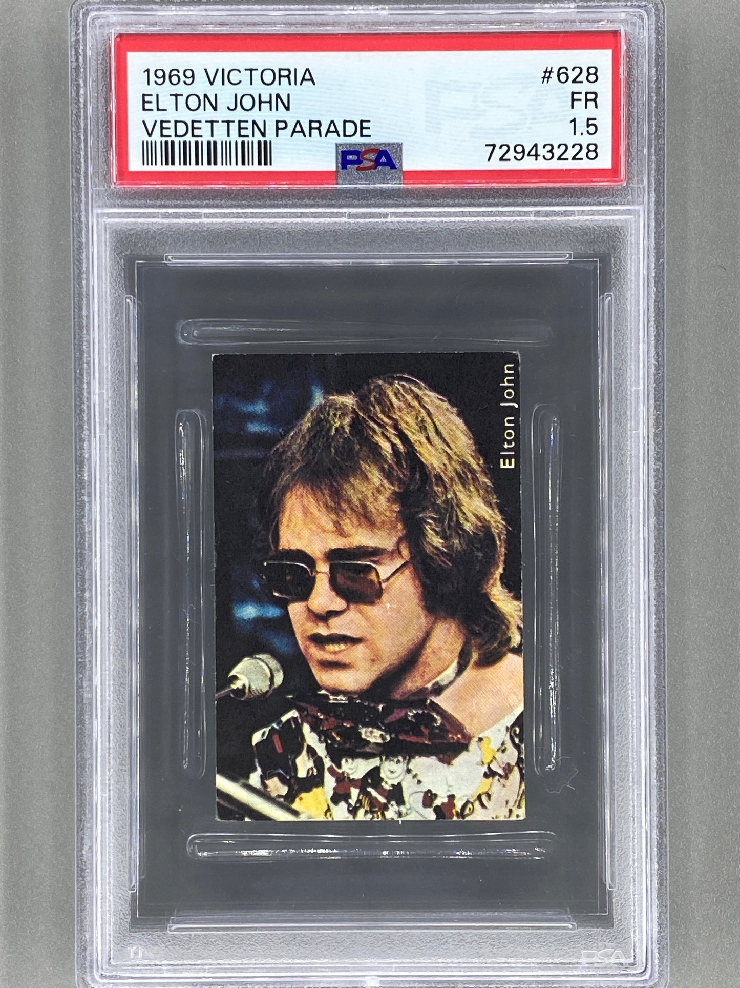 1969 Victoria #628 Elton John Vedetten Parade PSA 1.5 - Pop 1 (Music) READ