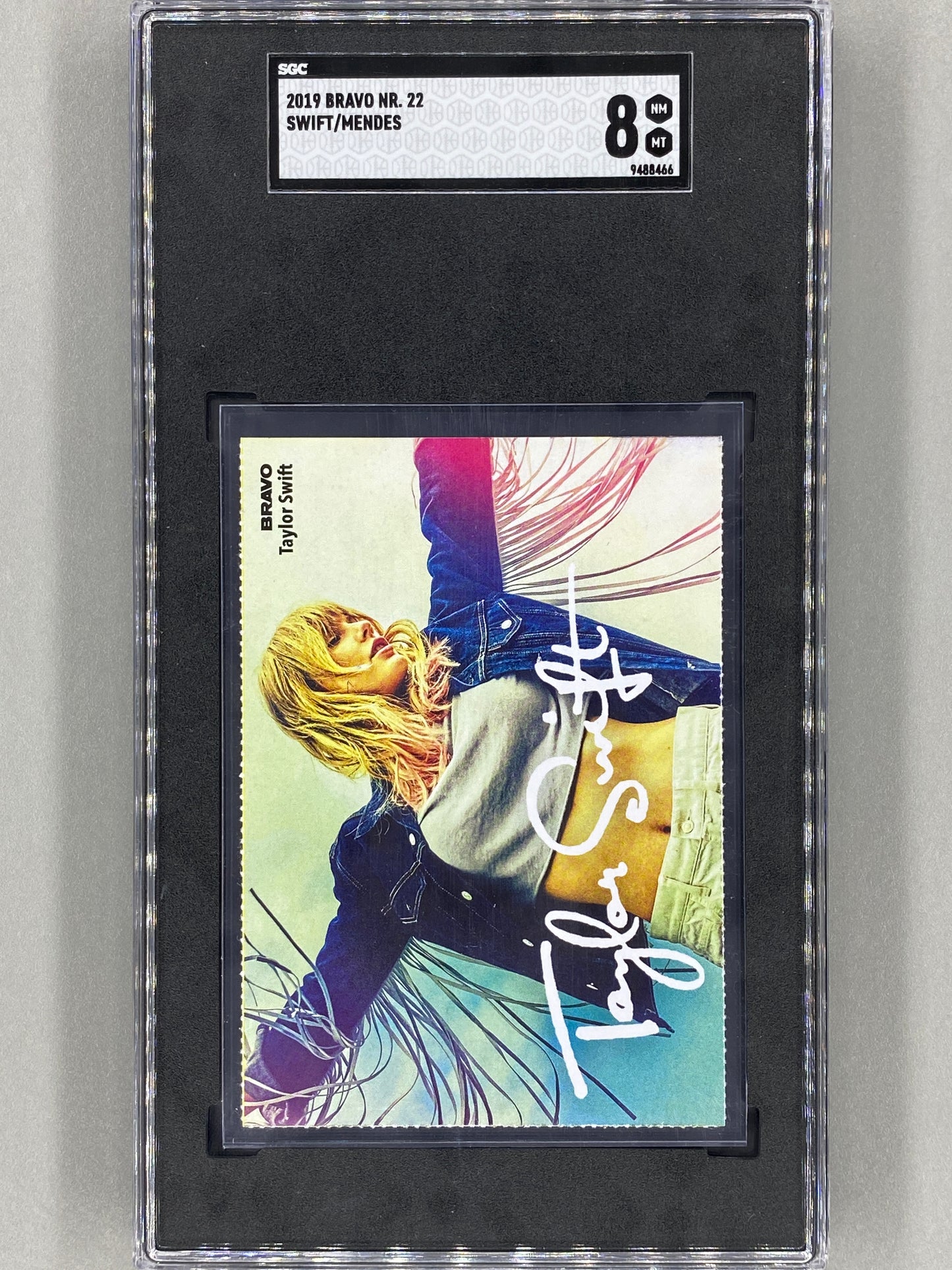 2019 Bravo Taylor Swift / Shawn Mendes Autogramm Karten (German) SGC 8 Pop 1 (Music)