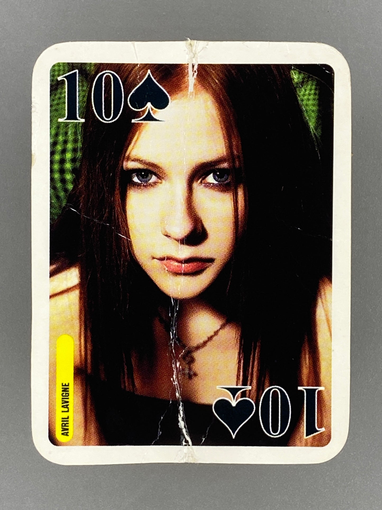 2004 Bravo Star Cards Avril Lavigne 10 of Spades Nestle Joe *READ* (Romania) (Music)