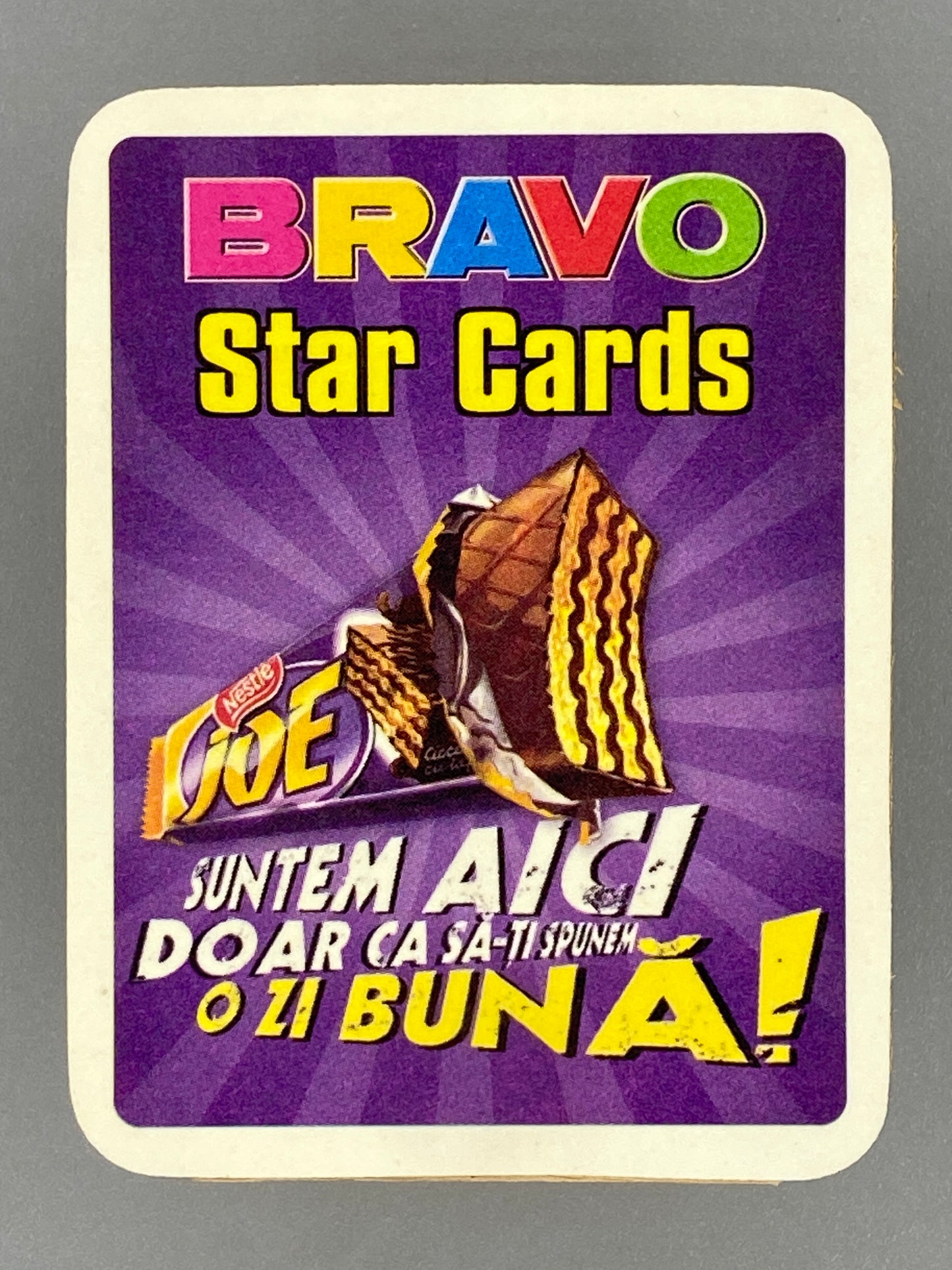 2004 Bravo Star Cards Janet Jackson 4 of Spades Nestle Joe (Romania) (Music)