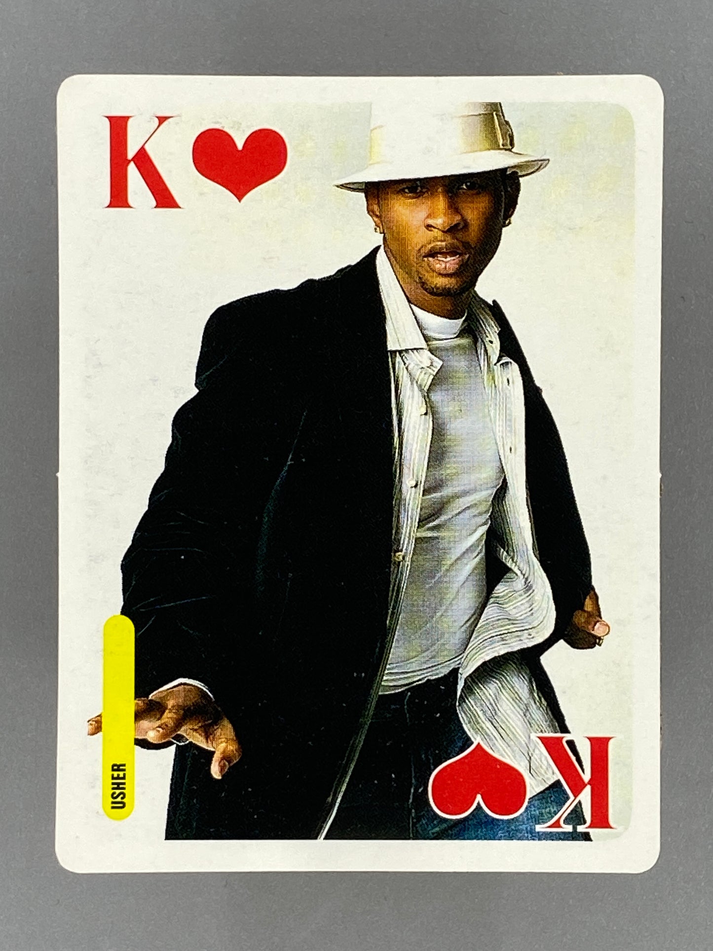 2005 Bravo Star Cards Usher King of Hearts Clearasil (Romania) (Music)