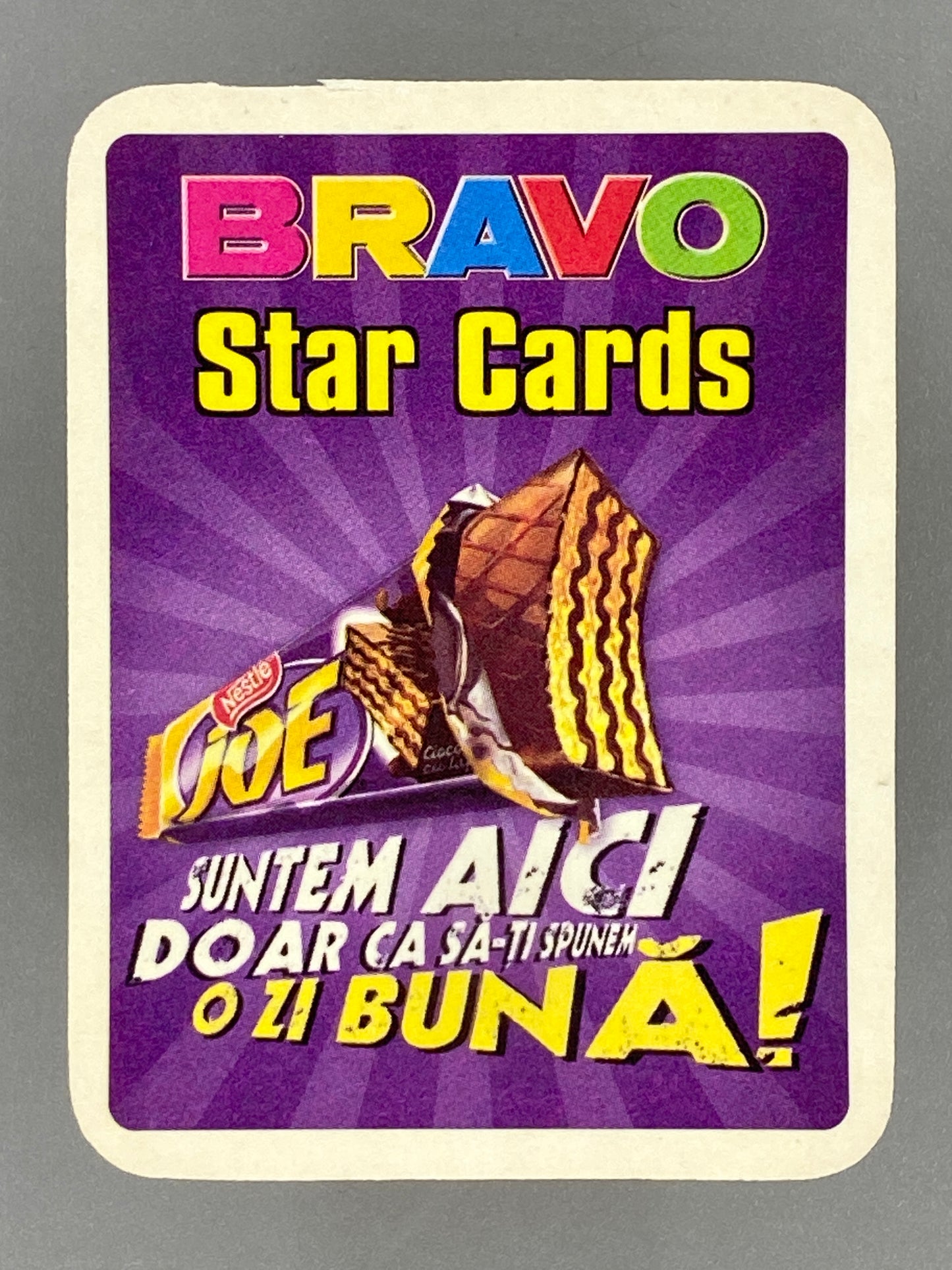2004 Bravo Star Cards Jessica Simpson 6 of Clubs Nestle Joe *READ* (Romania) (Music)