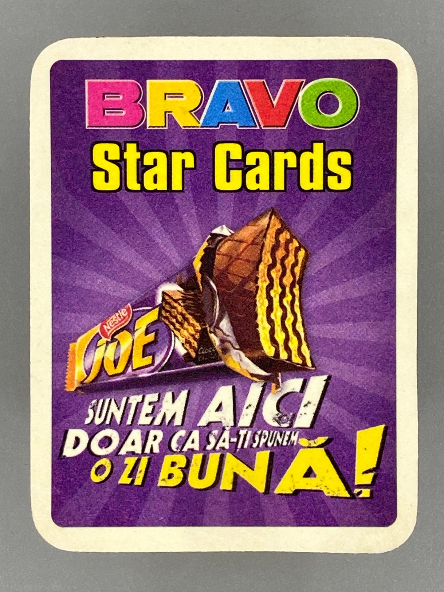 2004 Bravo Star Cards Jennifer Lopez 3 of Clubs Nestle Joe (Romania) (Music)
