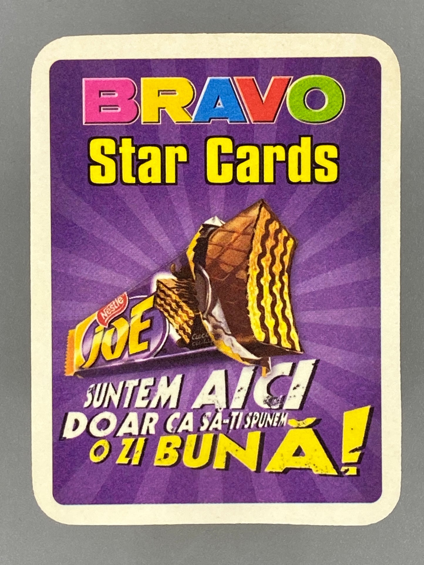 2004 Bravo Star Cards Sean Paul King of Spades Nestle Joe (Romania) (Music)