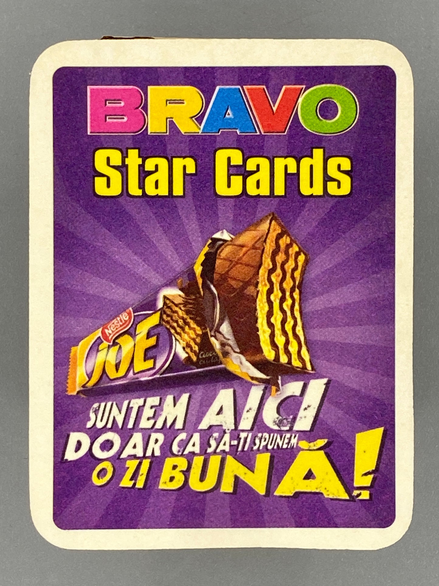 2004 Bravo Star Cards Christina Aguilera Queen of Clubs Nestle Joe (Romania) (Music)