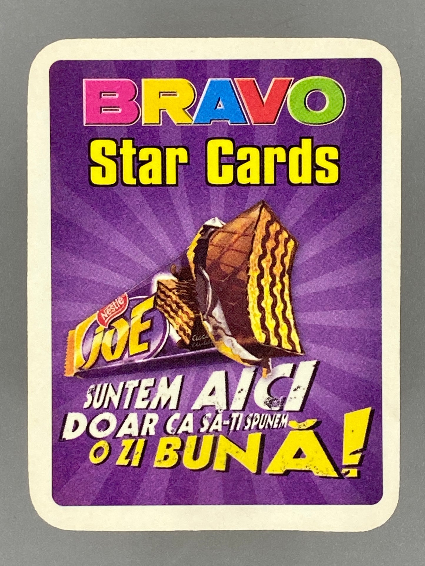 2004 Bravo Star Cards Ricky Martin Ace of Diamonds Nestle Joe (Romania) (Music)