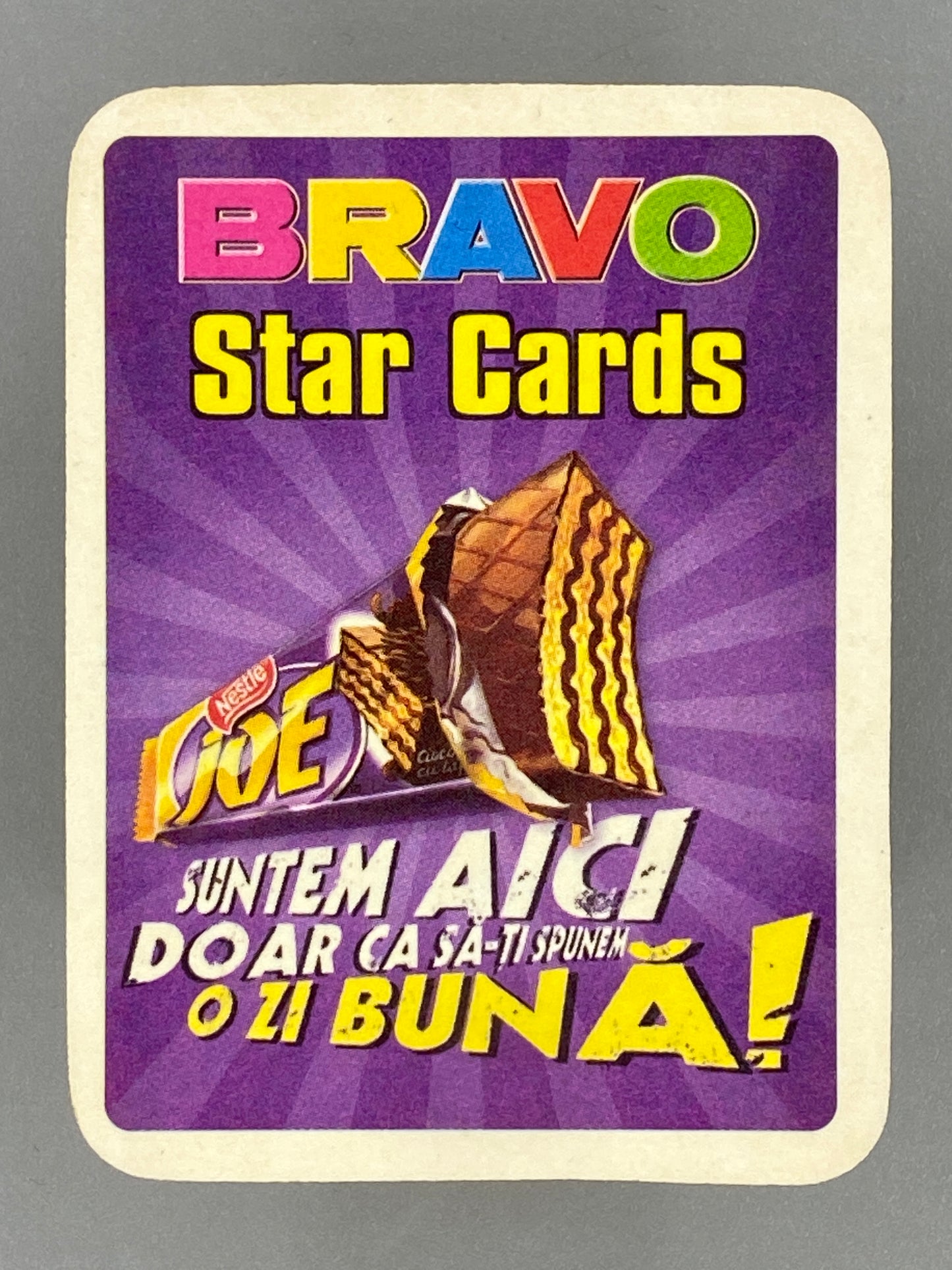 2004 Bravo Star Cards Enrique Iglesias King of Hearts Nestle Joe (Romania) (Music)