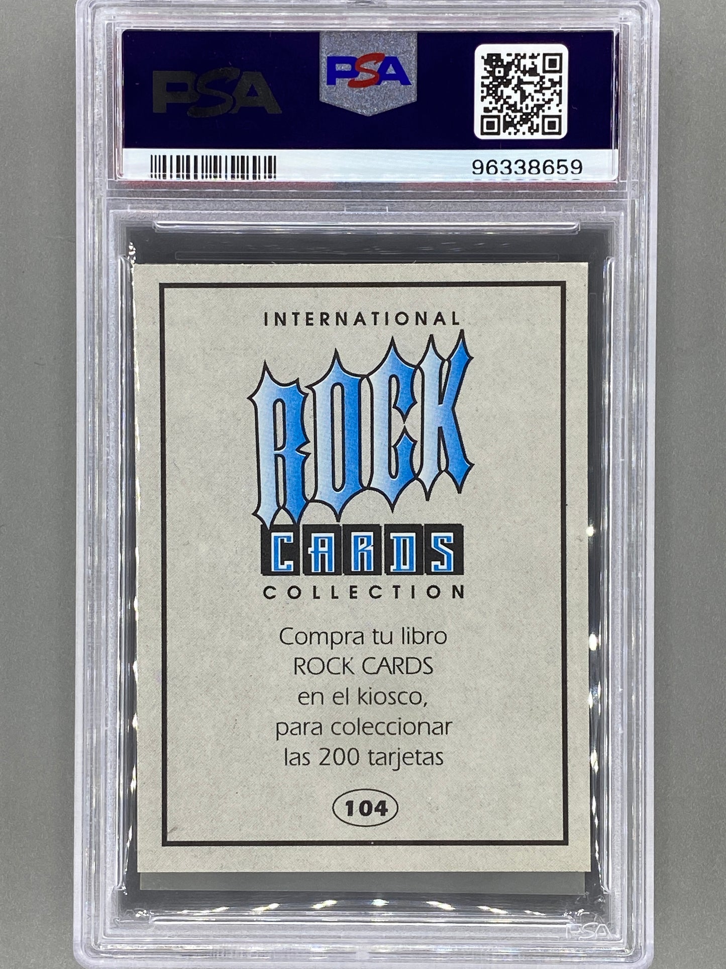 1994 Ultra Figus #104 Dave Grohl Intl Rock Cards Nirvana PSA 9 Pop 2 (Music)