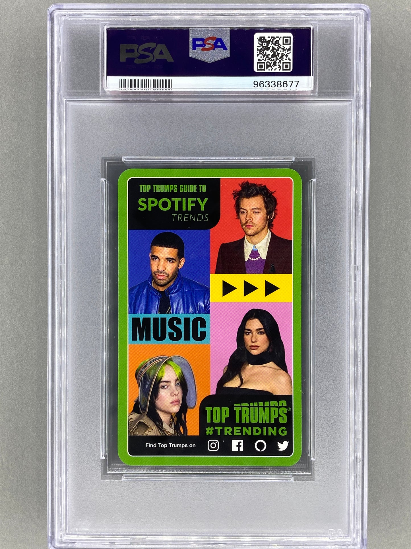 2022 Top Trumps Olivia Rodrigo Guide to Spotify Trends PSA 9 - Pop 15 (Music)