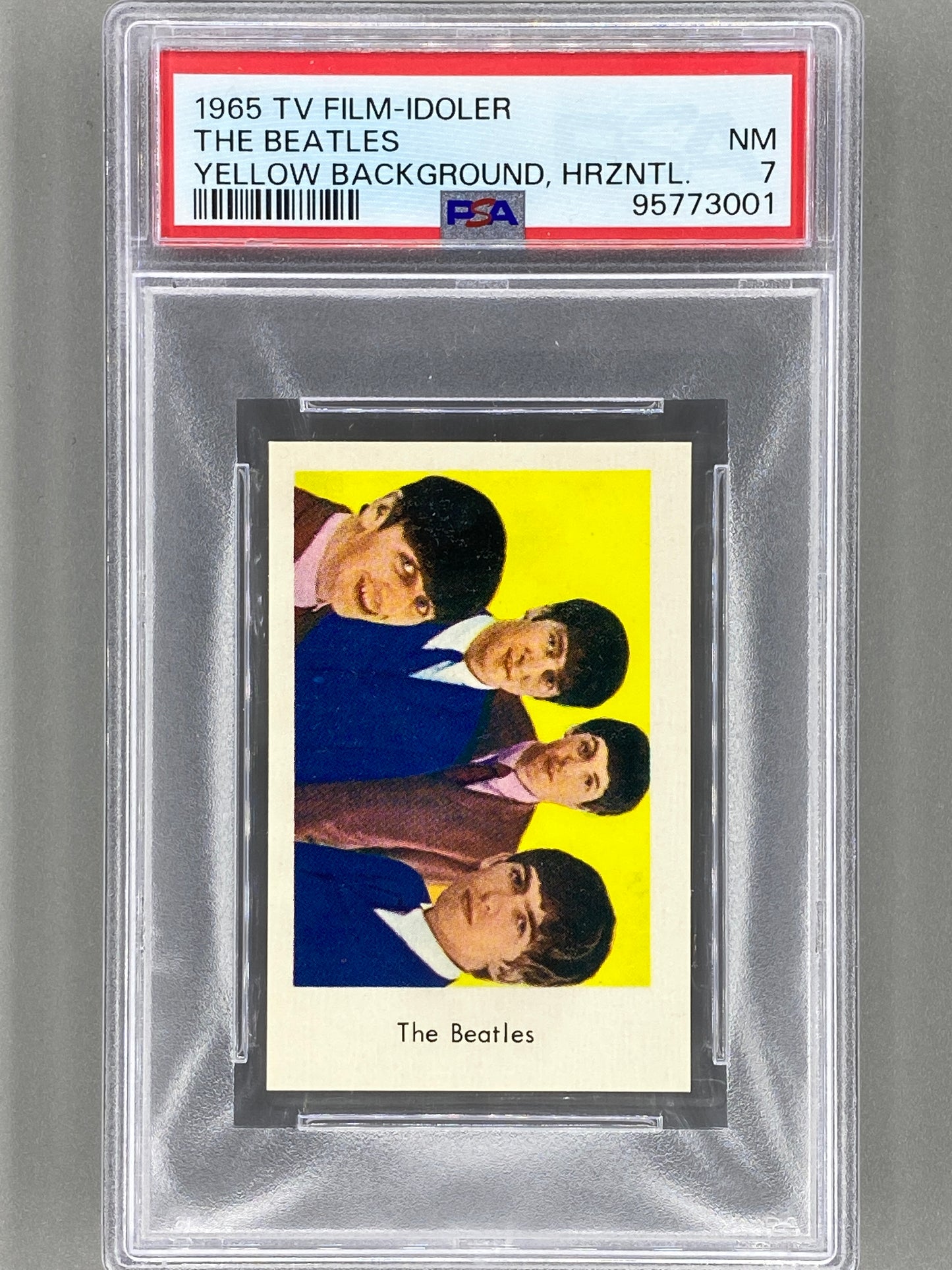 1965 TV Film-Idoler The Beatles Ylw Bkgrd, Hrzntl PSA 7 - Pop 2 (Music)