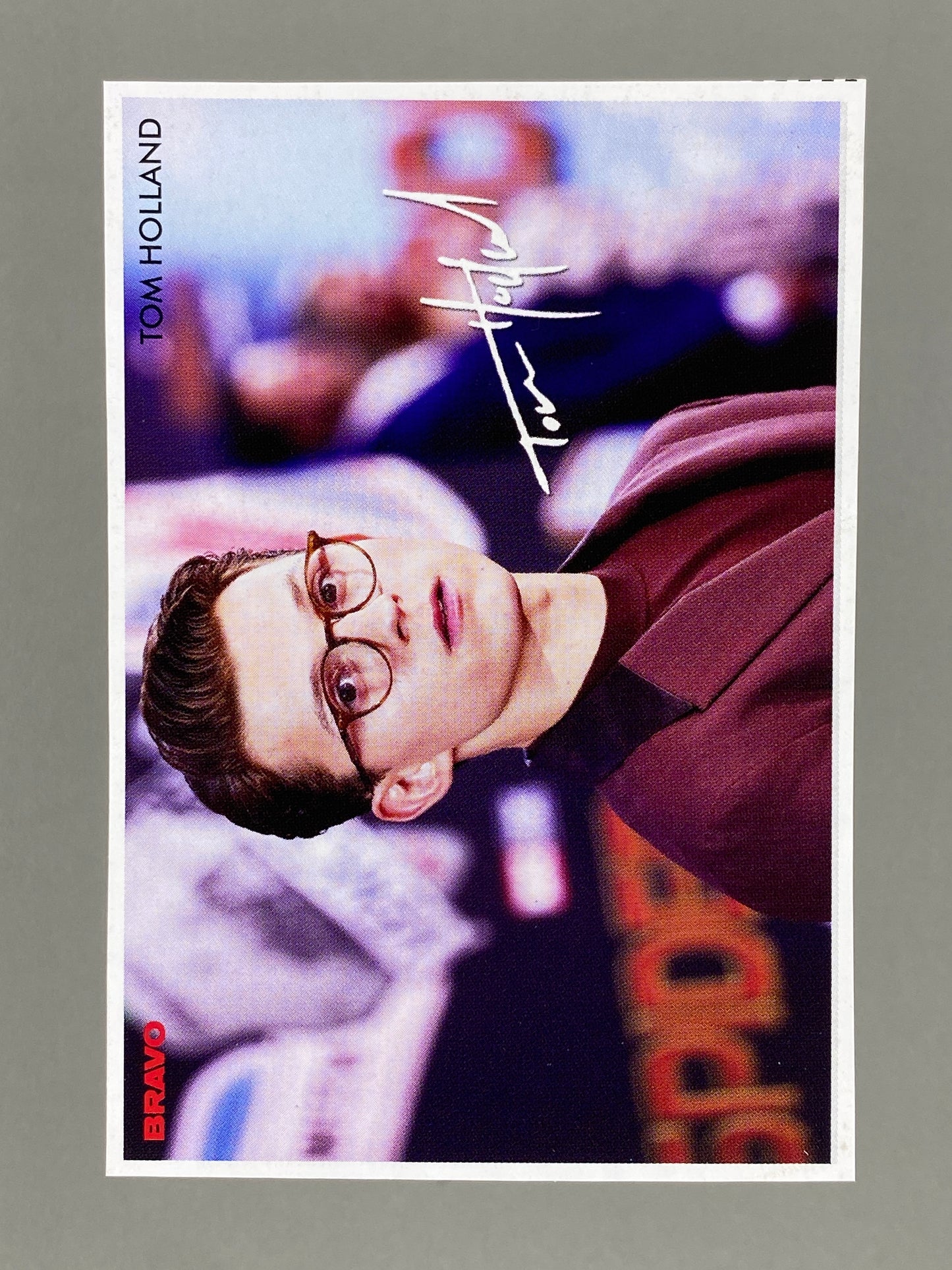 2019 Bravo Billie Eilish / Tom Holland Karta s Avtograf (Bulgaria) (Music)