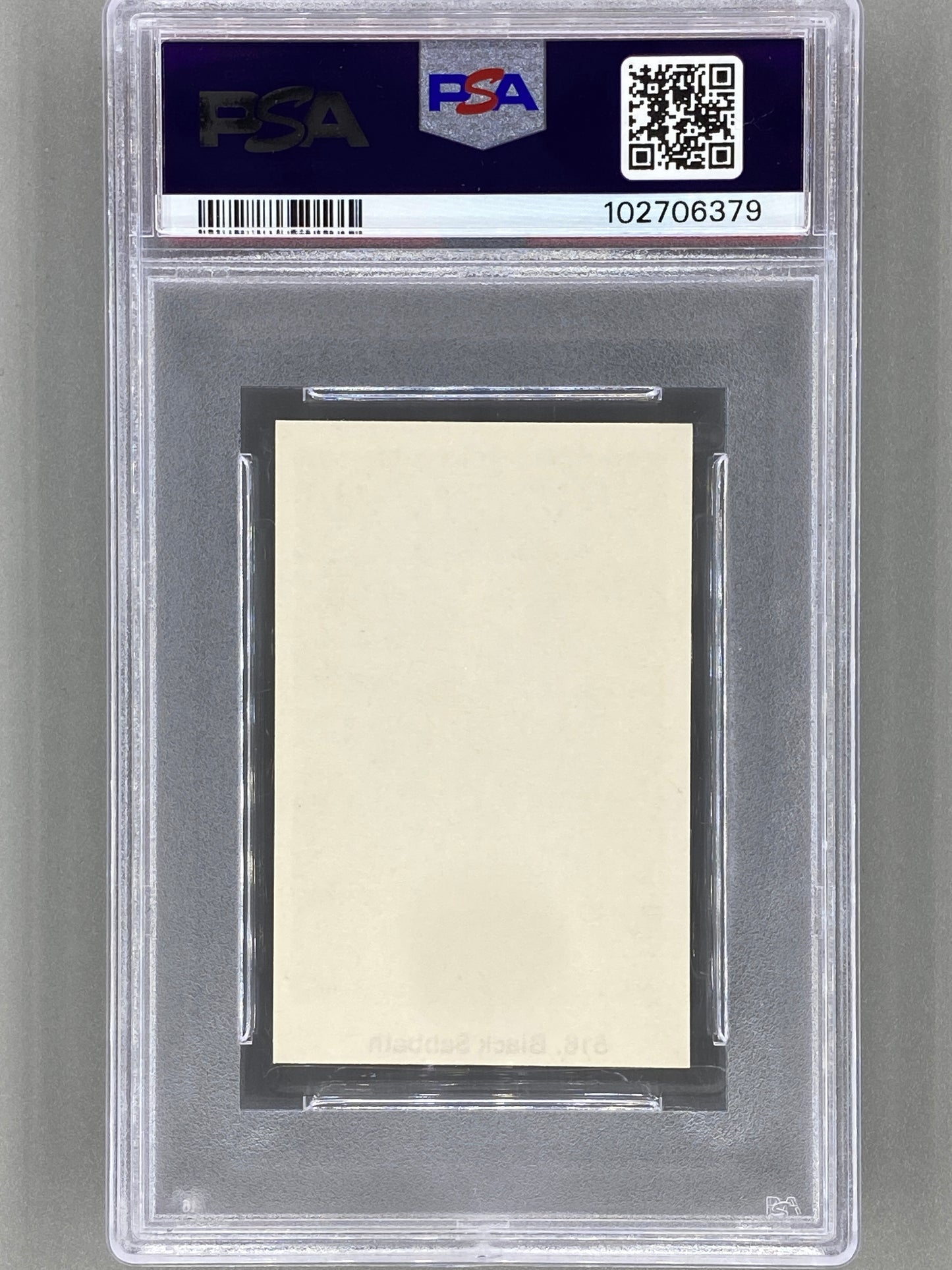 1980 Popbilder #516 Black Sabbath Med Punkt V PSA 7 Pop 8 (Music)