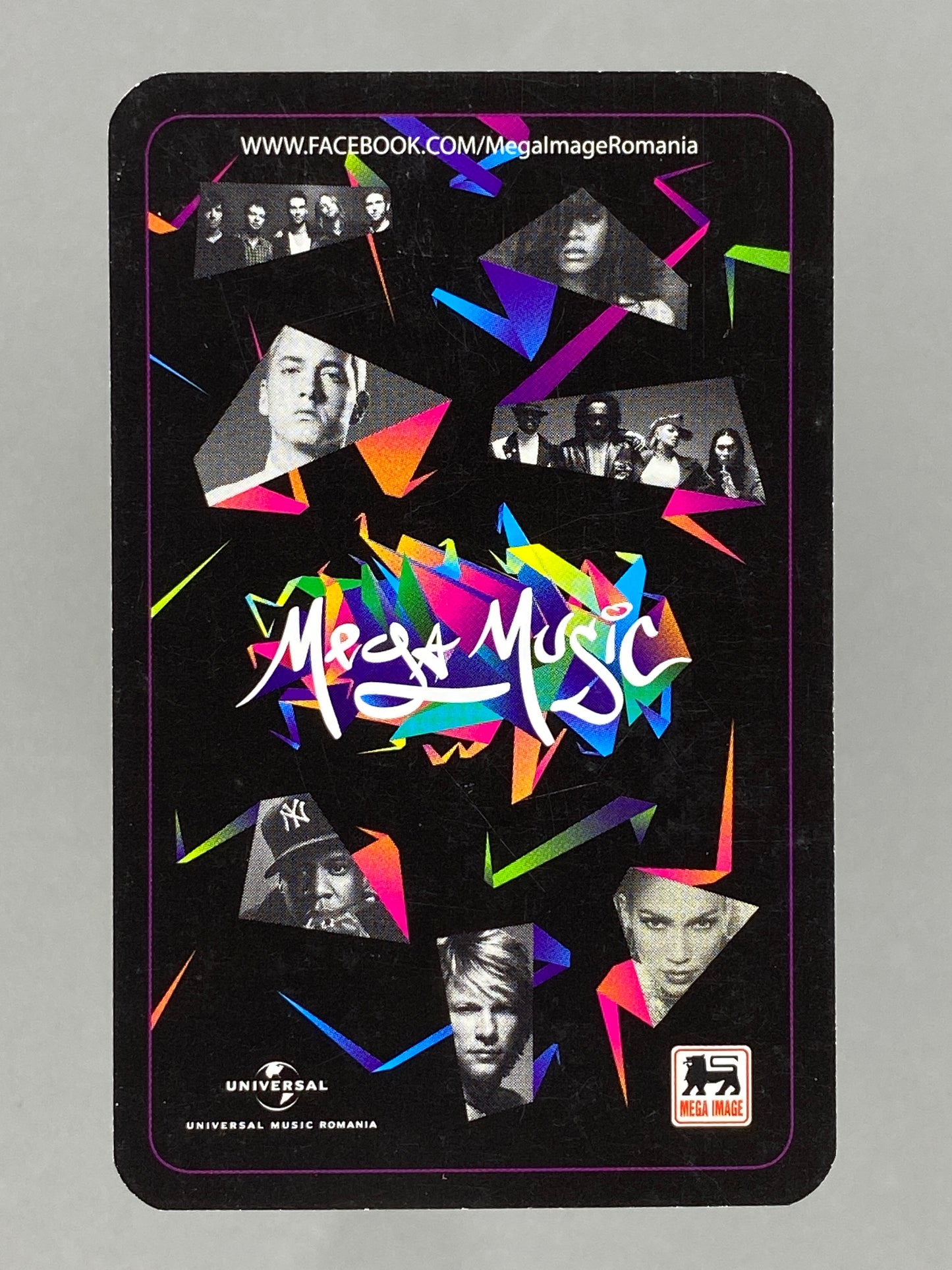 2012 Universal Music Guns N Roses Foil Autograph Card Mega Music (Romania) (Music)