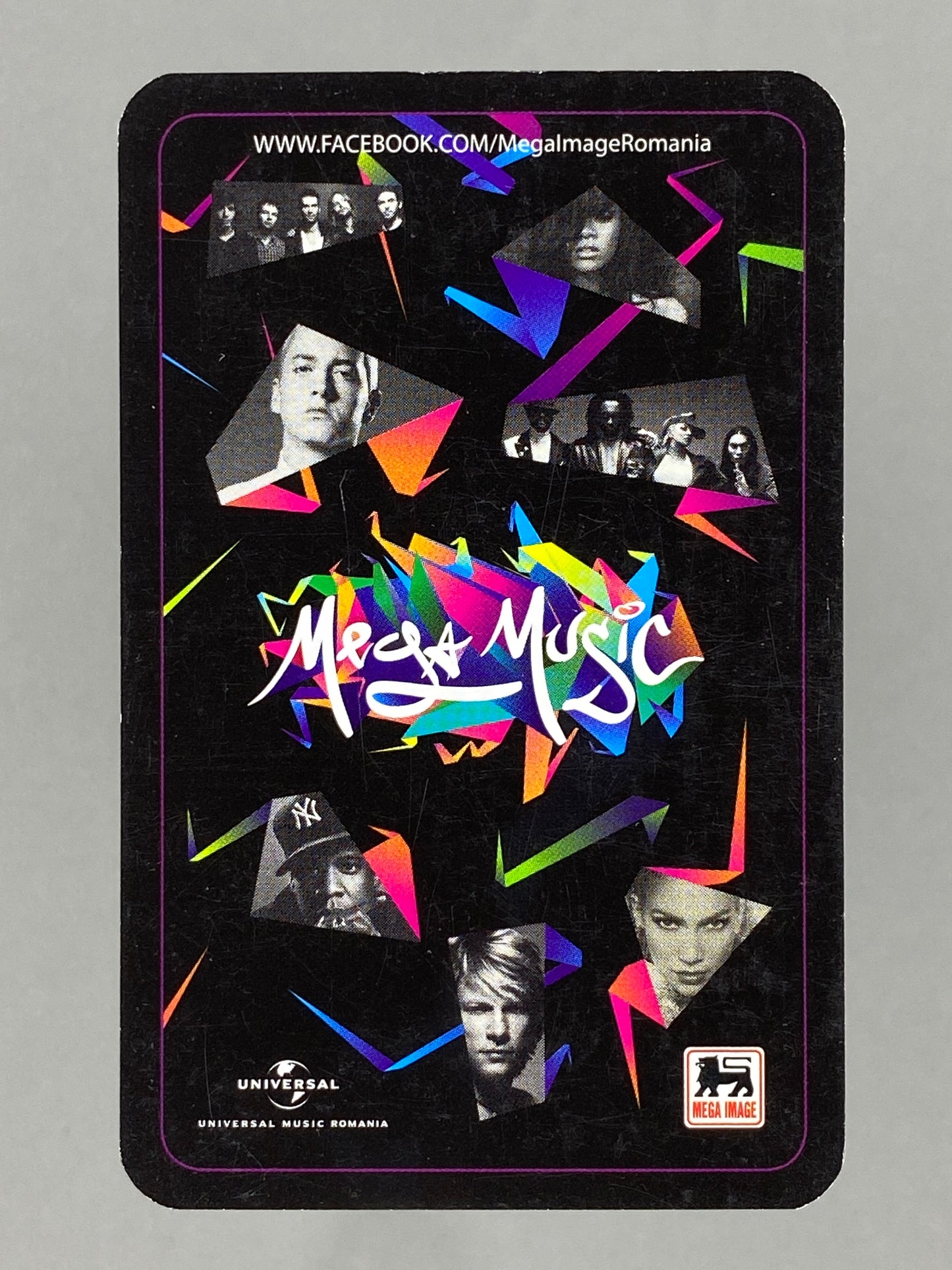 2012 Universal Music 50 Cent Foil Autograph Card Mega Music (Romania) (Music)