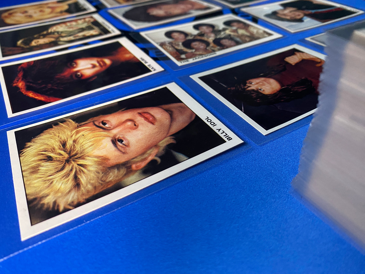 1980 Panini Rock and Pop Collection Complete 144 Sticker/Card Set (Music)
