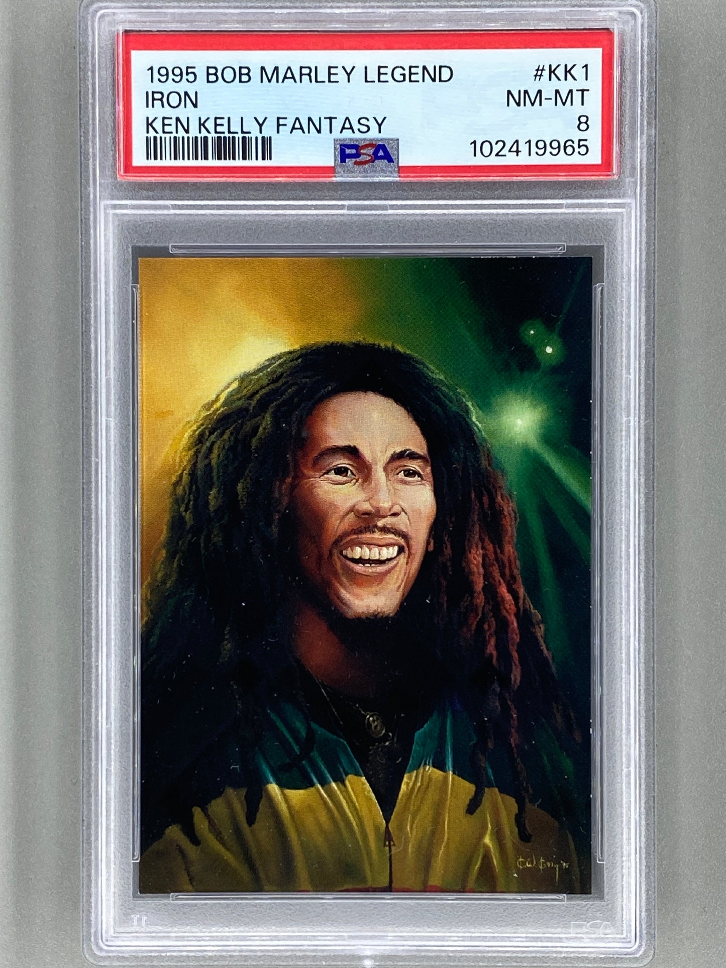 1995 Bob Marley Legend #KK1 Iron Ken Kelly Fantasy PSA 8 Pop 1 (Music)