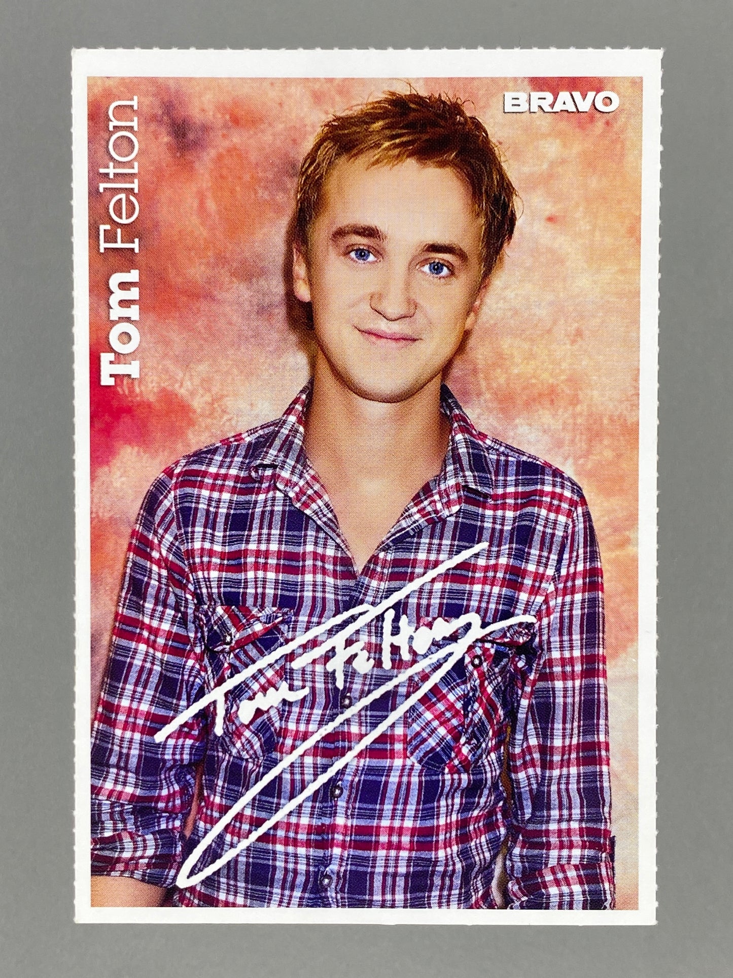 2011 Bravo Nr. 8 Lady Gaga / Tom Felton Autograph Card (Poland) (Music)