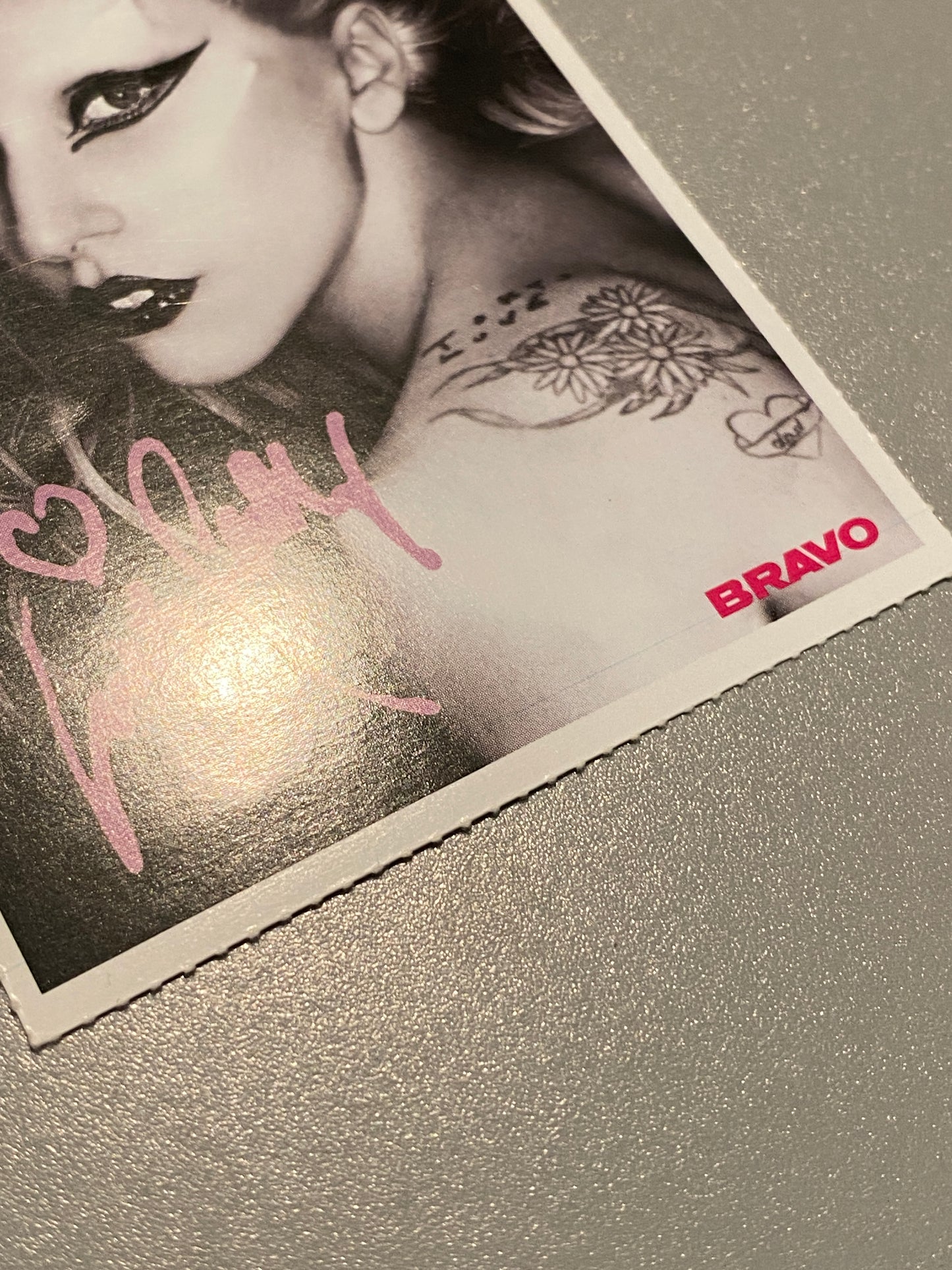 2011 Bravo Nr. 8 Lady Gaga / Tom Felton Autograph Card (Poland) (Music)