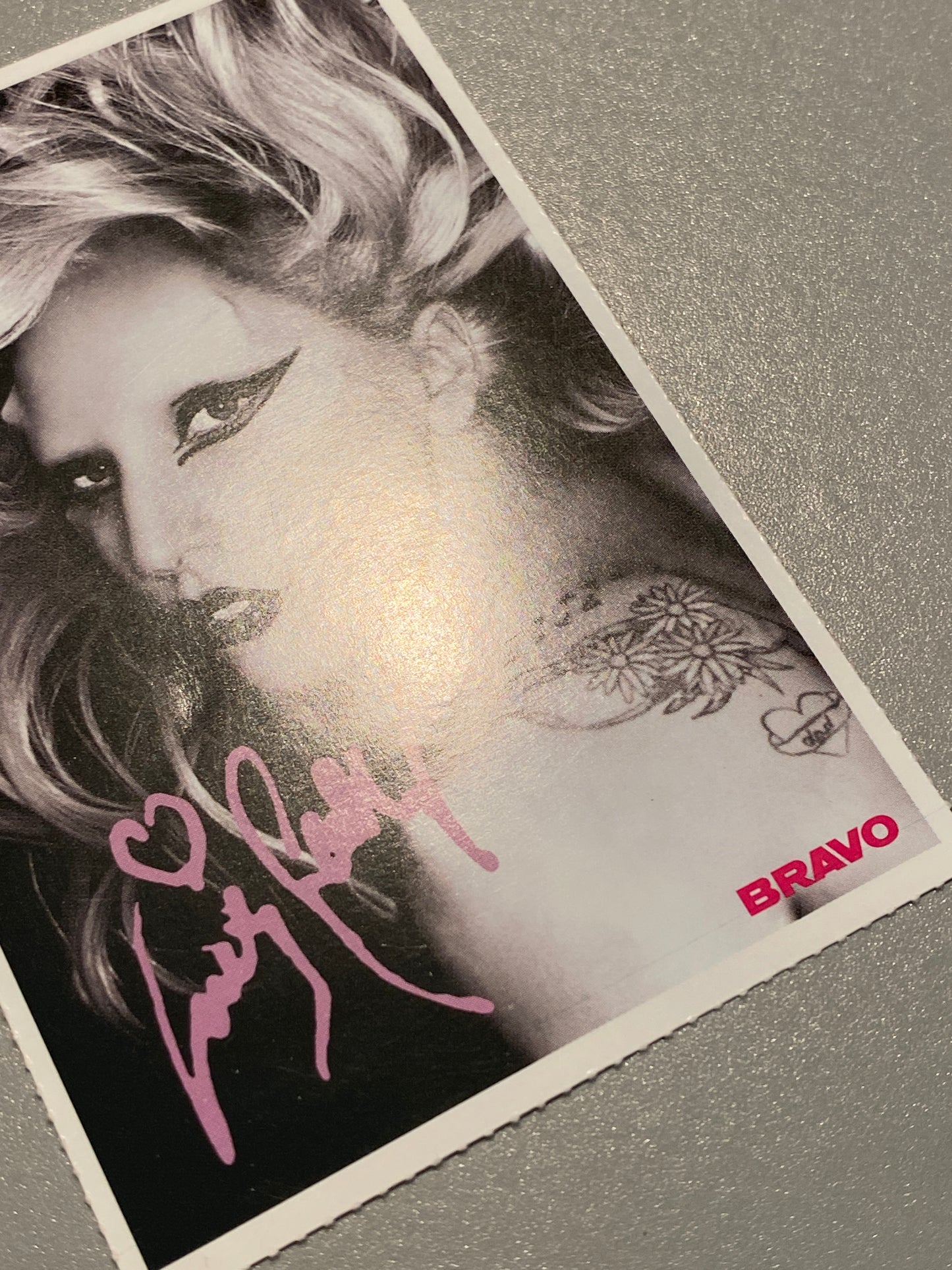 2011 Bravo Nr. 8 Lady Gaga / Tom Felton Autograph Card (Poland) (Music)