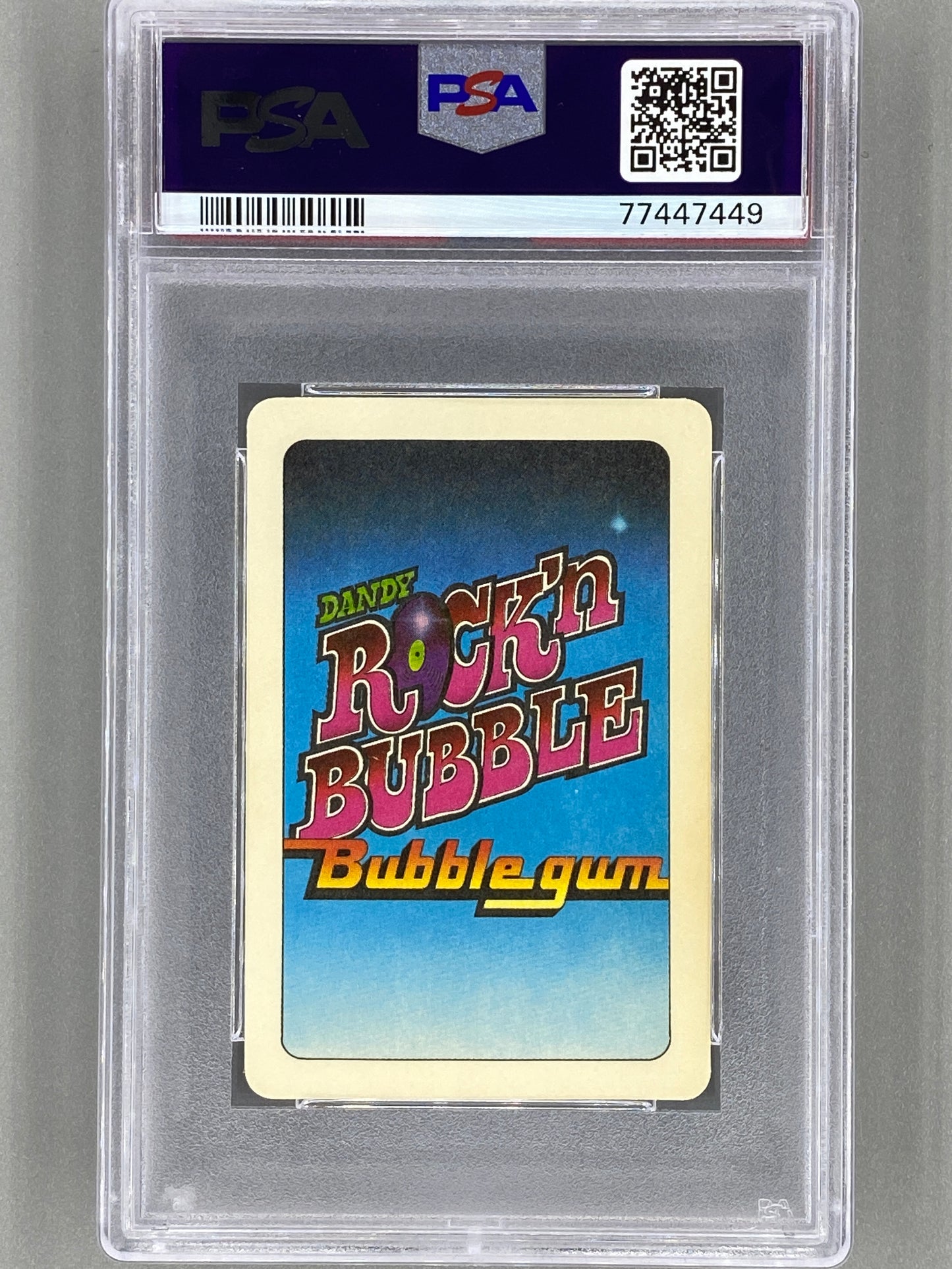 1986 Rock'n Bubble Tina Turner Queen of Hearts PSA 7 - Pop 1 - 11 Higher (Music)