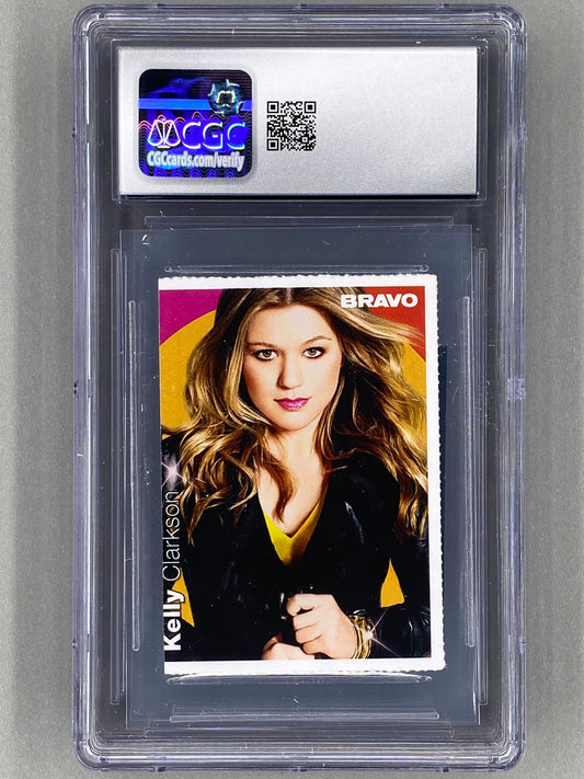 2009 Bravo Taylor Swift / Kelly Clarkson Star Card (Germany) CGC 7 Pop 1 (Music)