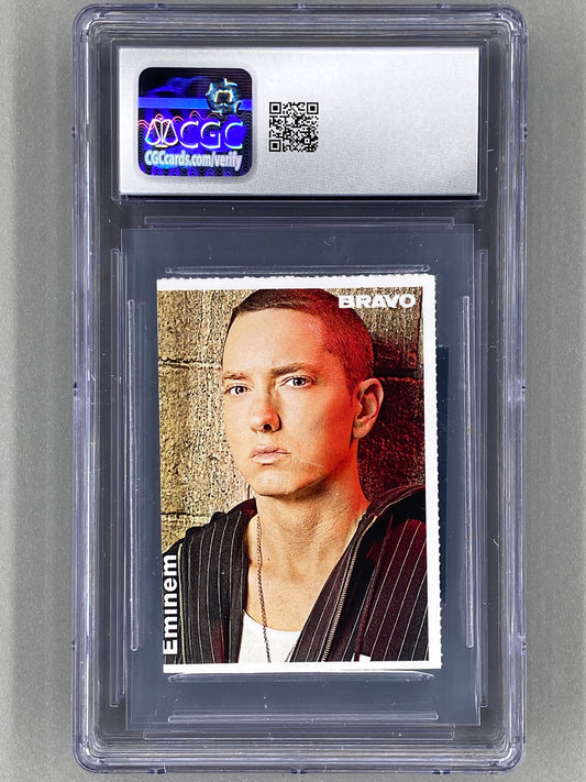2009 Bravo Eminem / Metallica Star Card (Germany) CGC 5 Pop 1 (Music)