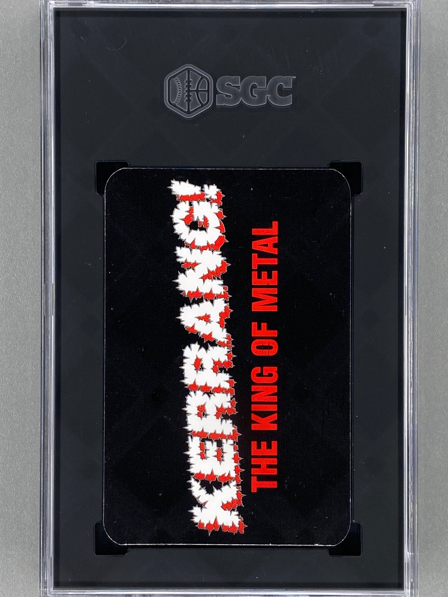 1993 Kerrang! 10 of Clubs Perry Farreii The King of Metal SGC 8.5 - Pop 1 (Music)