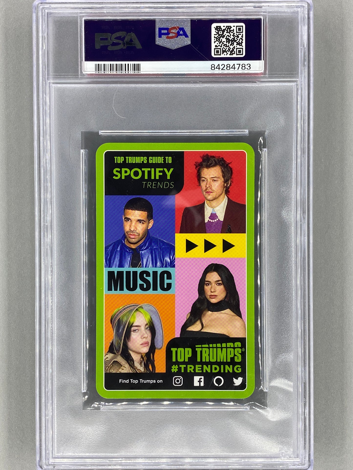 2022 Top Trumps Billie Eilish Guide to Spotify Trends PSA 10 - Pop 16 (Music)