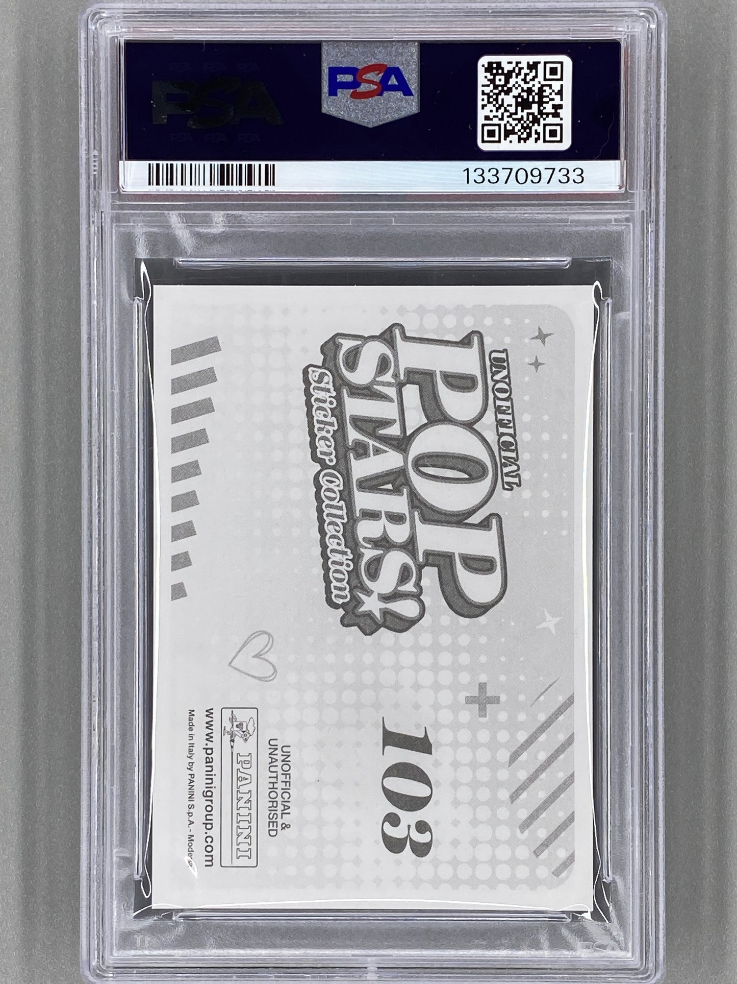 2025 Panini Pop Stars #103 Billie Eilish (UK) PSA 10 Pop 2 (Music)