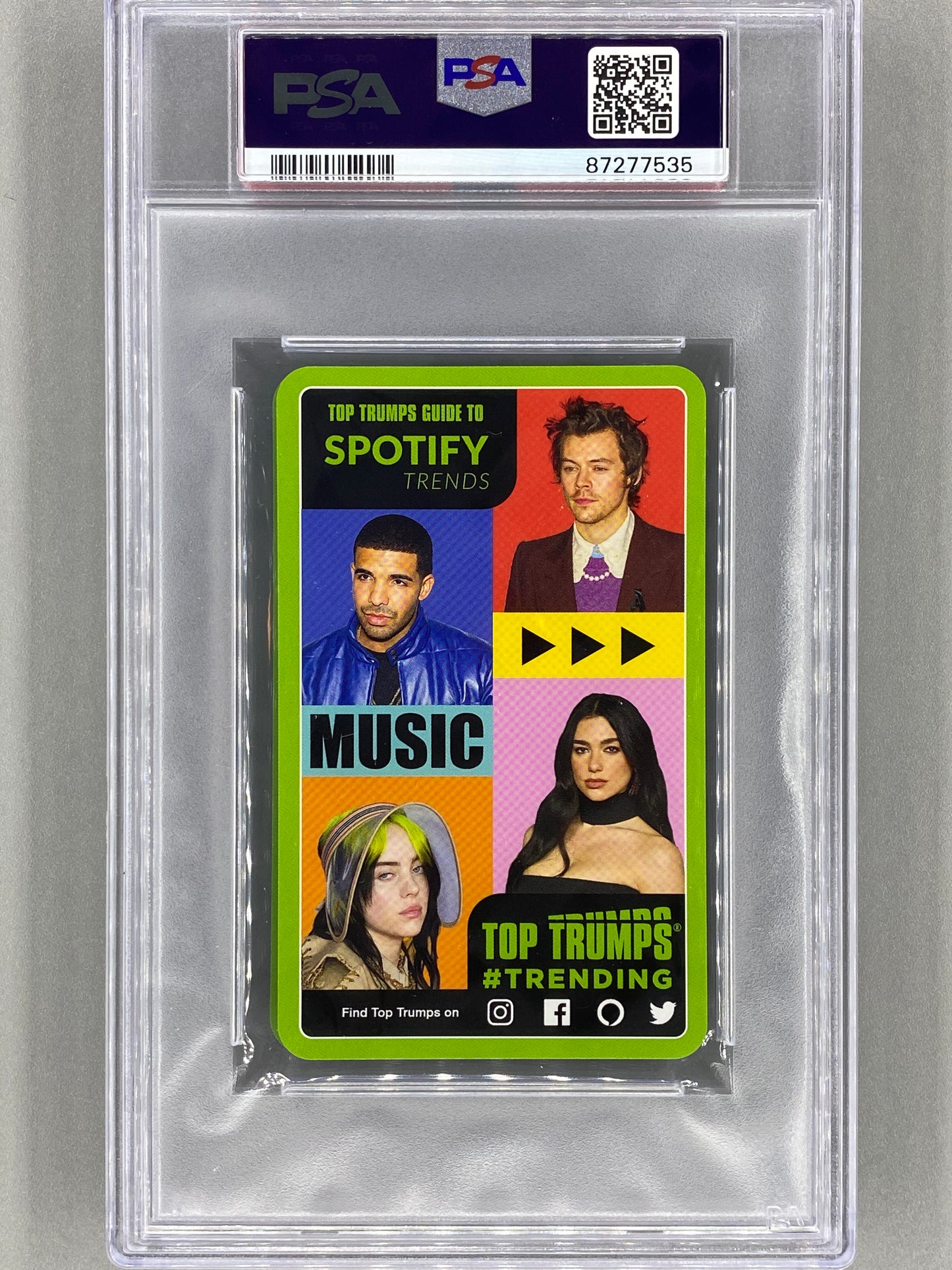 2022 Top Trumps Drake Guide to Spotify Trends PSA 10 - Pop 5 (Music)