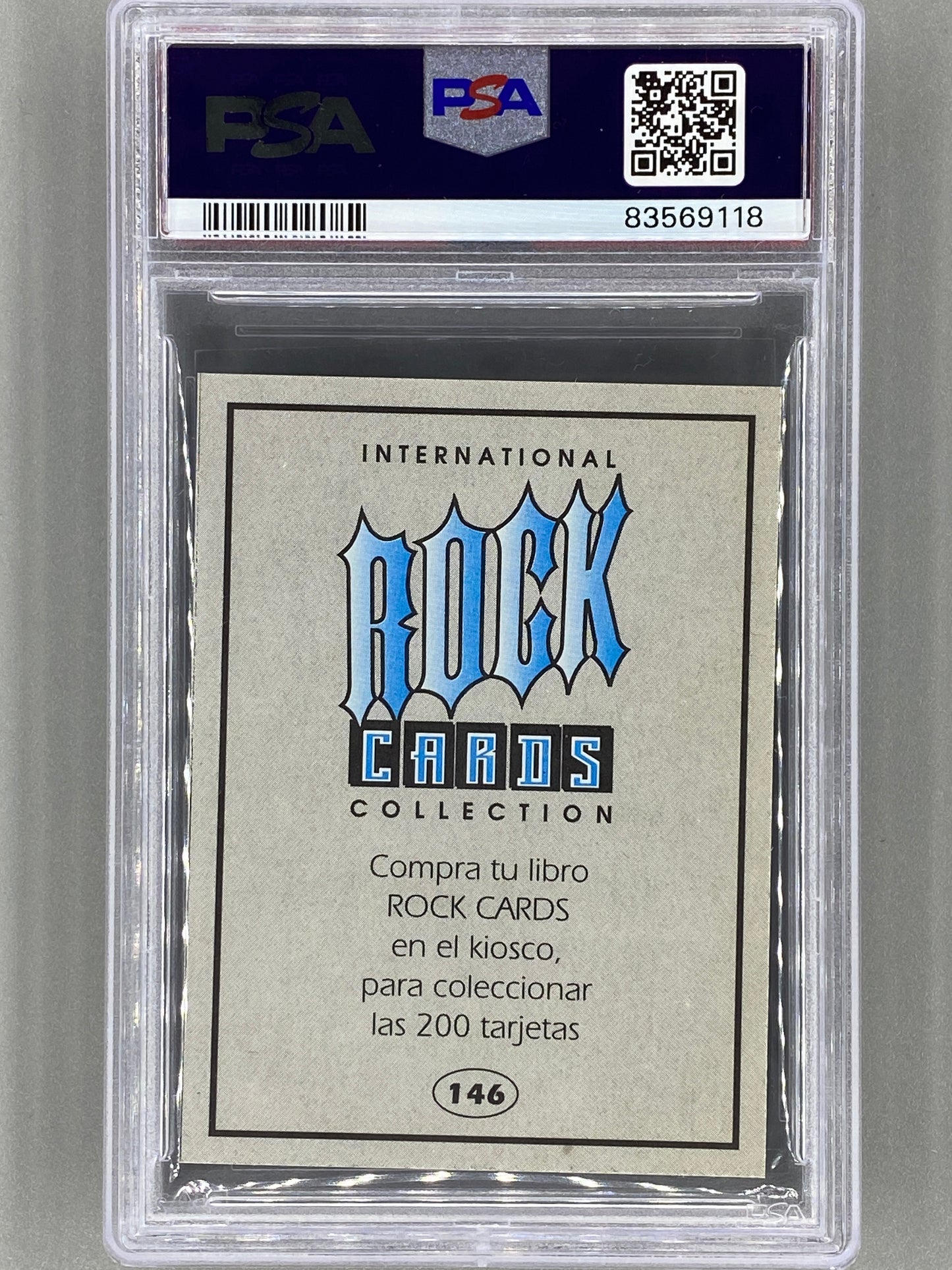 1994 Ultra Figus #146 Red Hot Chili Peppers Intl Rock Cards PSA 8 Pop 2 (Music)