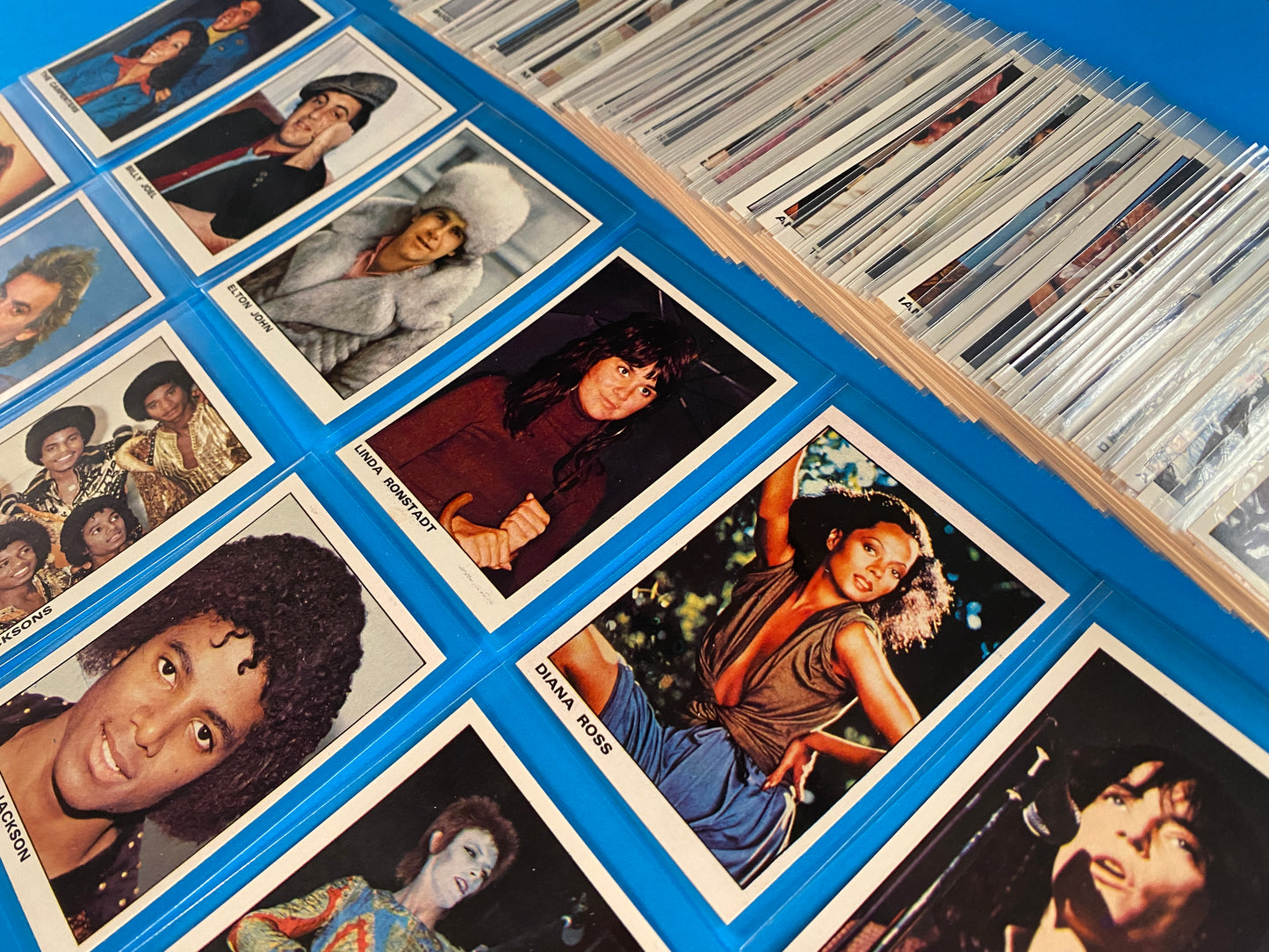 1980 Panini Rock and Pop Collection Complete 144 Sticker/Card Set (Music)