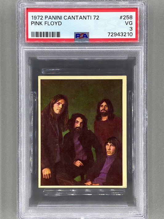 1972 Panini #258 Pink Floyd Cantanti 72 PSA 3 - Pop 2 (Music)