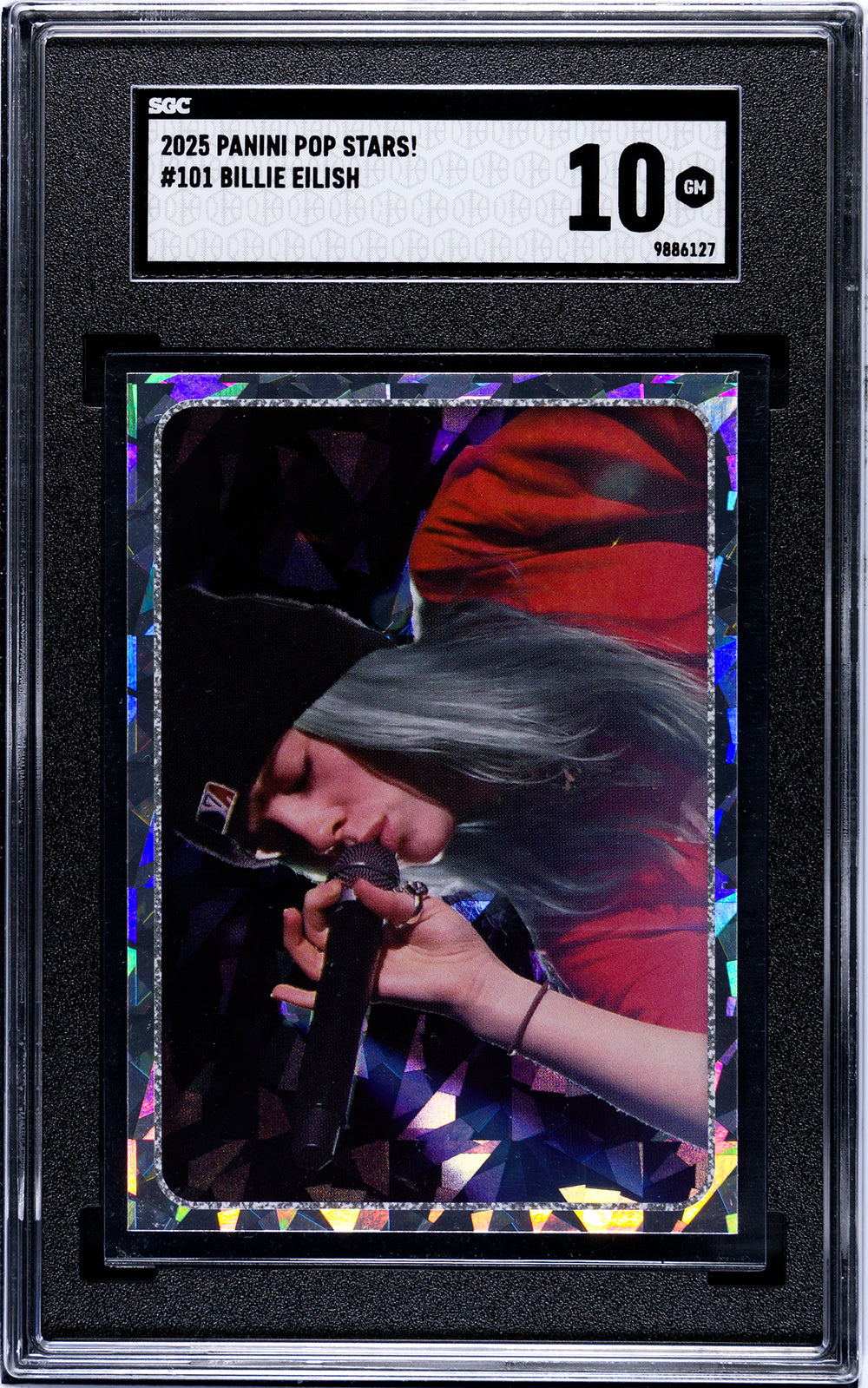 2025 Panini Pop Stars #101 Billie Eilish (UK) SGC 10 Pop 1 (Music)