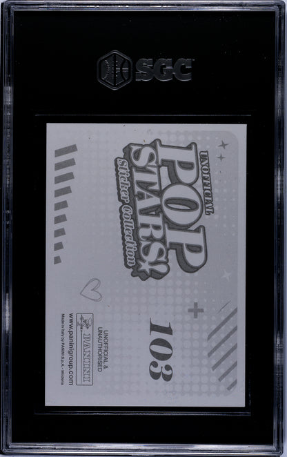 2025 Panini Pop Stars #103 Billie Eilish (UK) SGC 9 Pop 1 (Music)