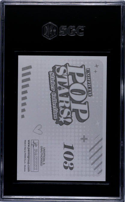 2025 Panini Pop Stars #103 Billie Eilish (UK) SGC 9.5 Pop 1 (Music)