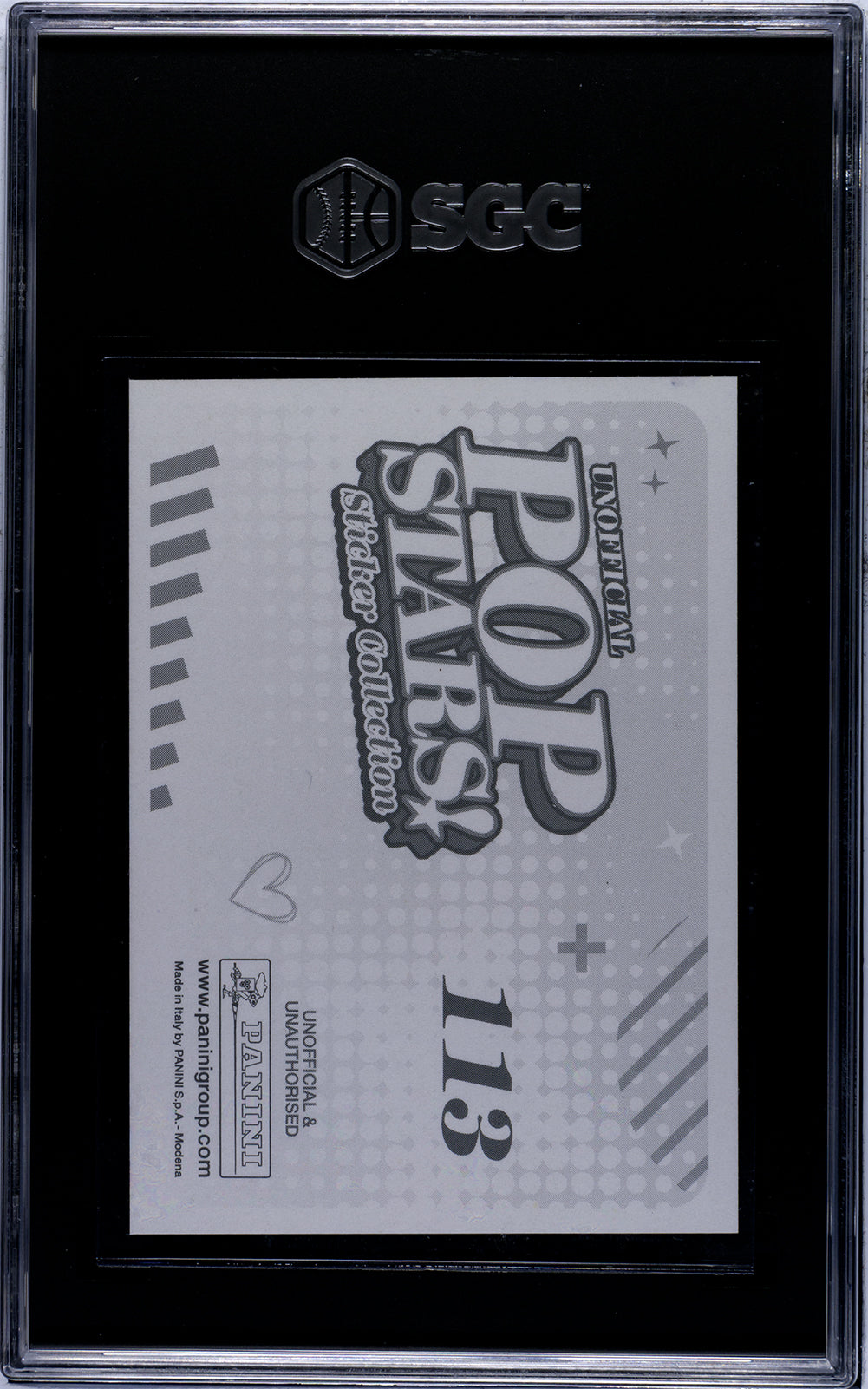 2025 Panini Pop Stars #113 Olivia Rodrigo (UK) SGC 9.5 Pop 1 (Music)