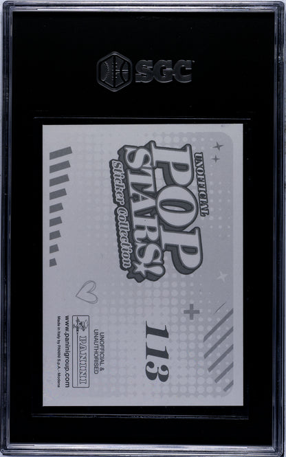 2025 Panini Pop Stars #113 Olivia Rodrigo (UK) SGC 9.5 Pop 1 (Music)